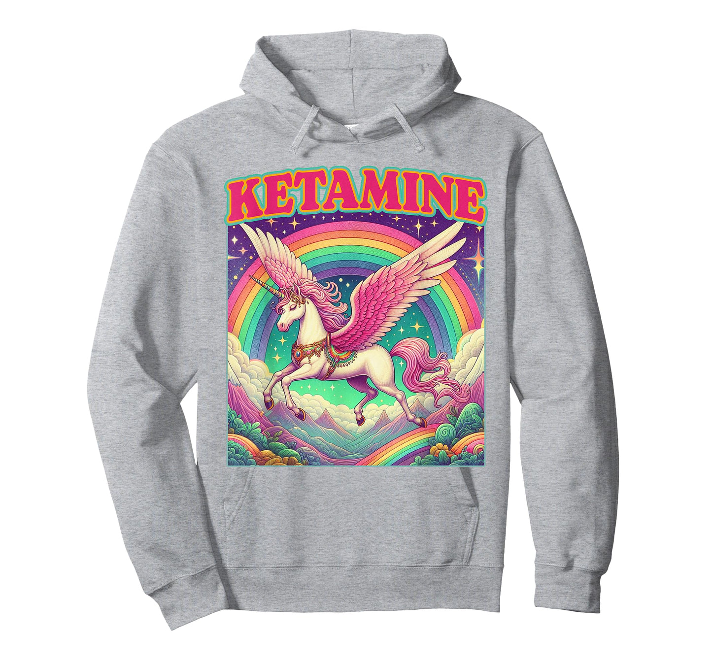 Unicorn Meme Unicorn Lover Funny Humor Sarcasm Ketamine T-Shirt