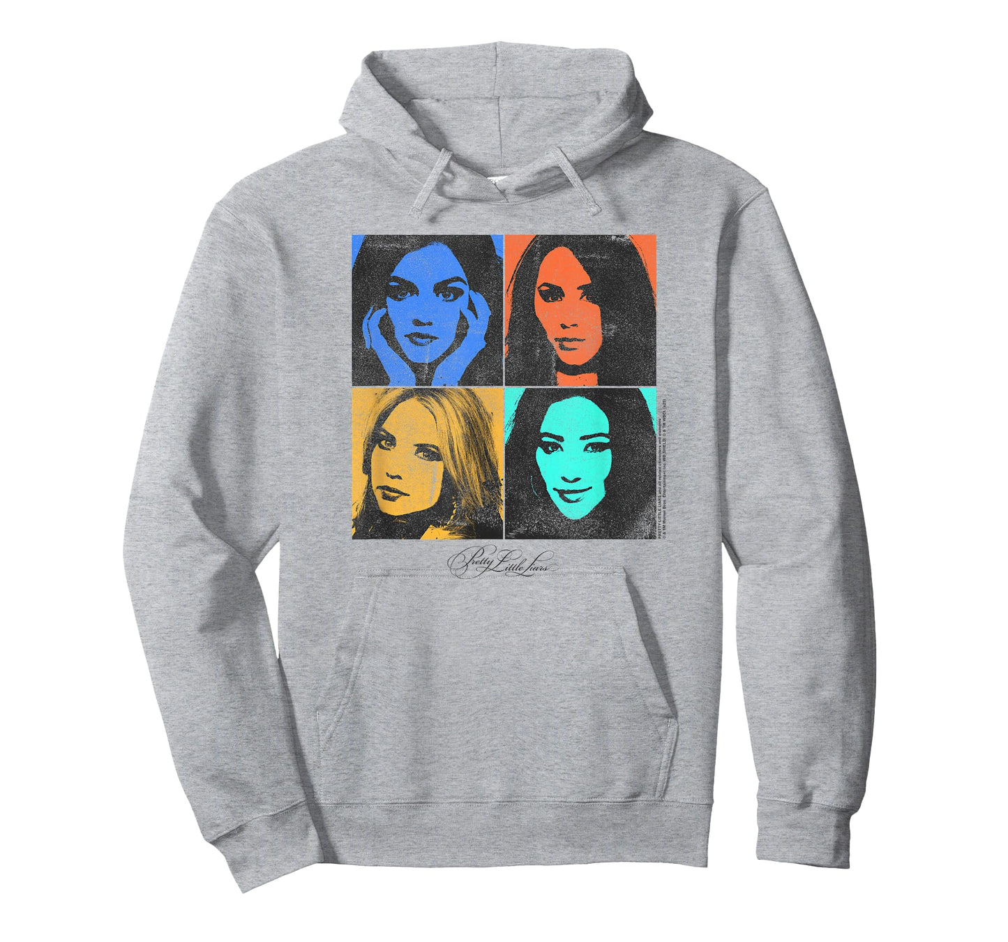 Pretty Little Liars Colorful Cast Pop Art TV Show T-Shirt