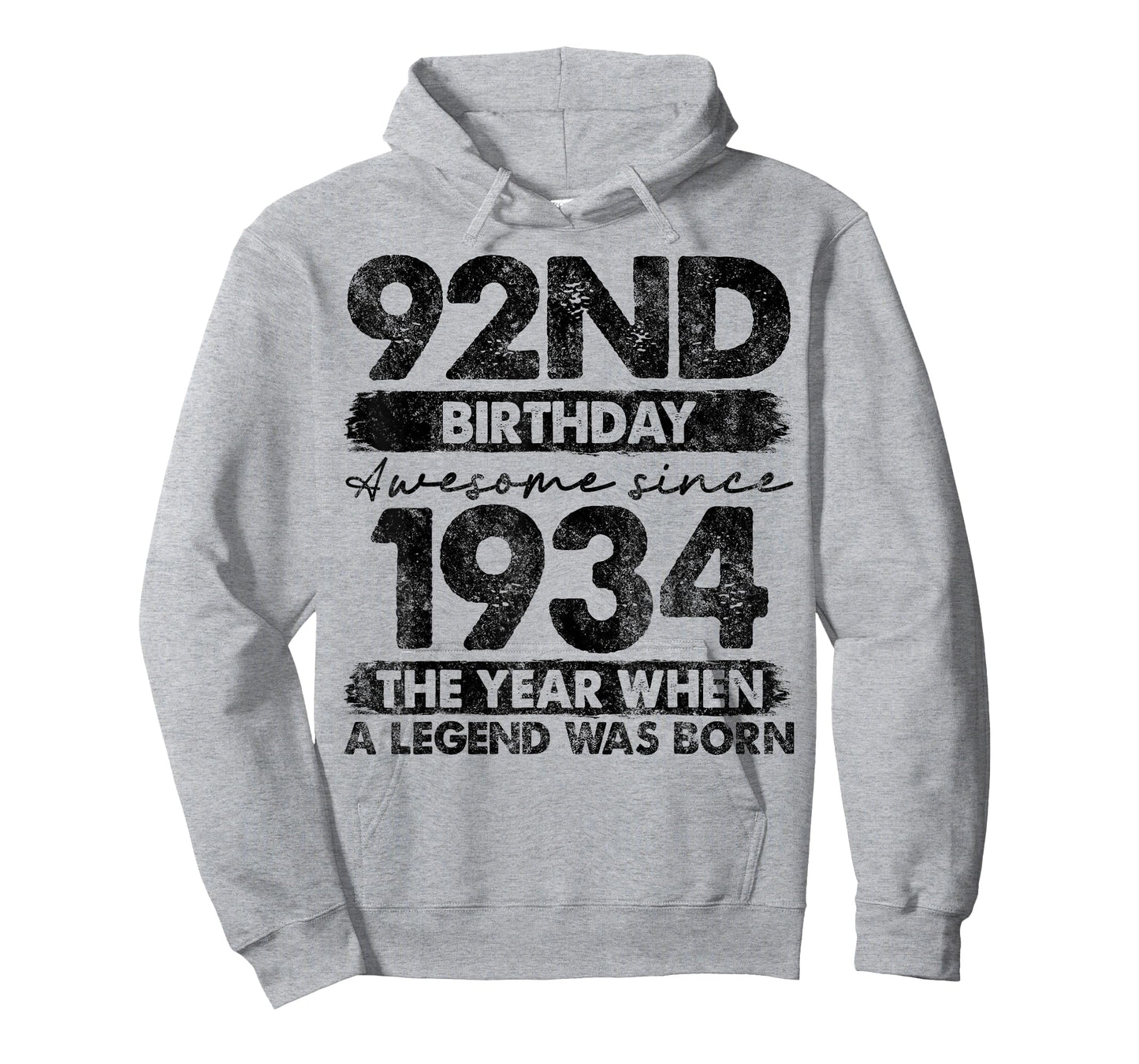 92 Year Old Gifts Vintage 1934 Limited Edition 92nd Birthday T-Shirt