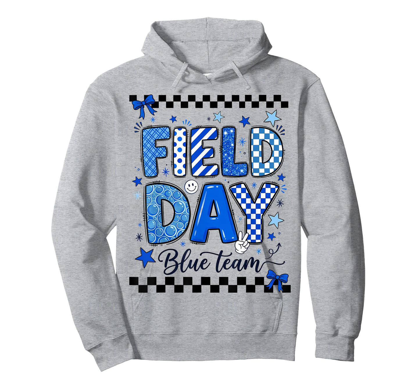 Field Day Blue Team Sporty Spirit School Boys Girls Teachers T-Shirt