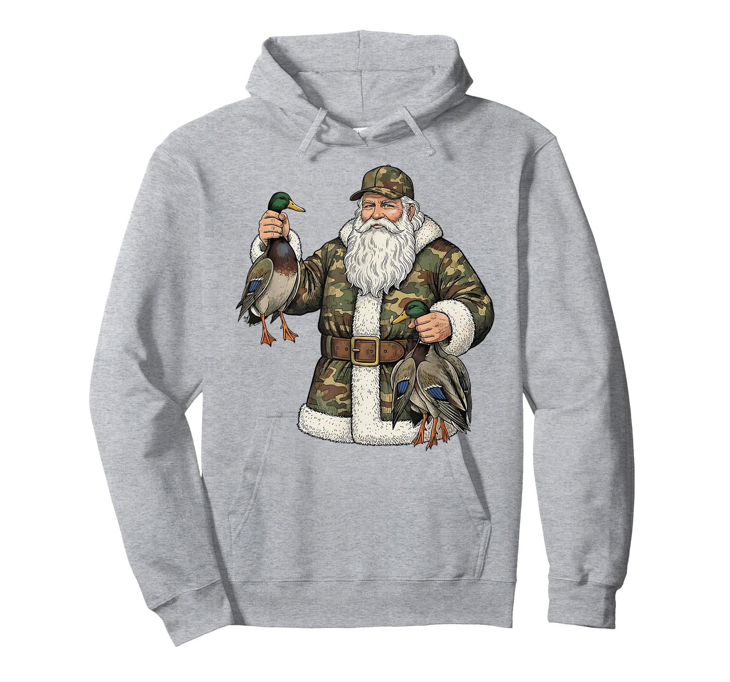 Camo Santa Mallard Duck Hunting Christmas Hunter Gift Boys T-Shirt