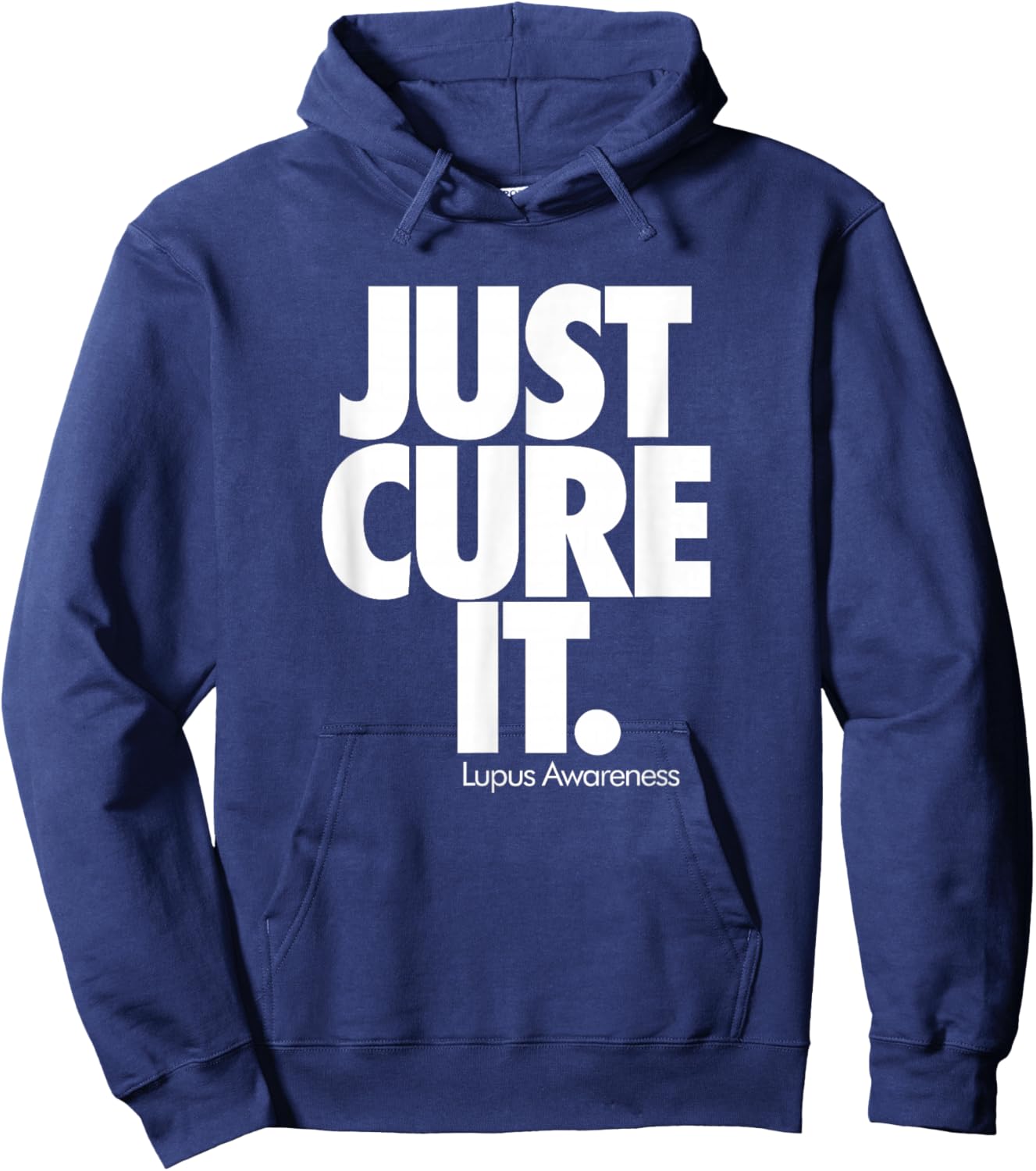 Lupus Awareness Month Just Cure It Advocate Support Purple Hoodie - Hoodie | Navy
