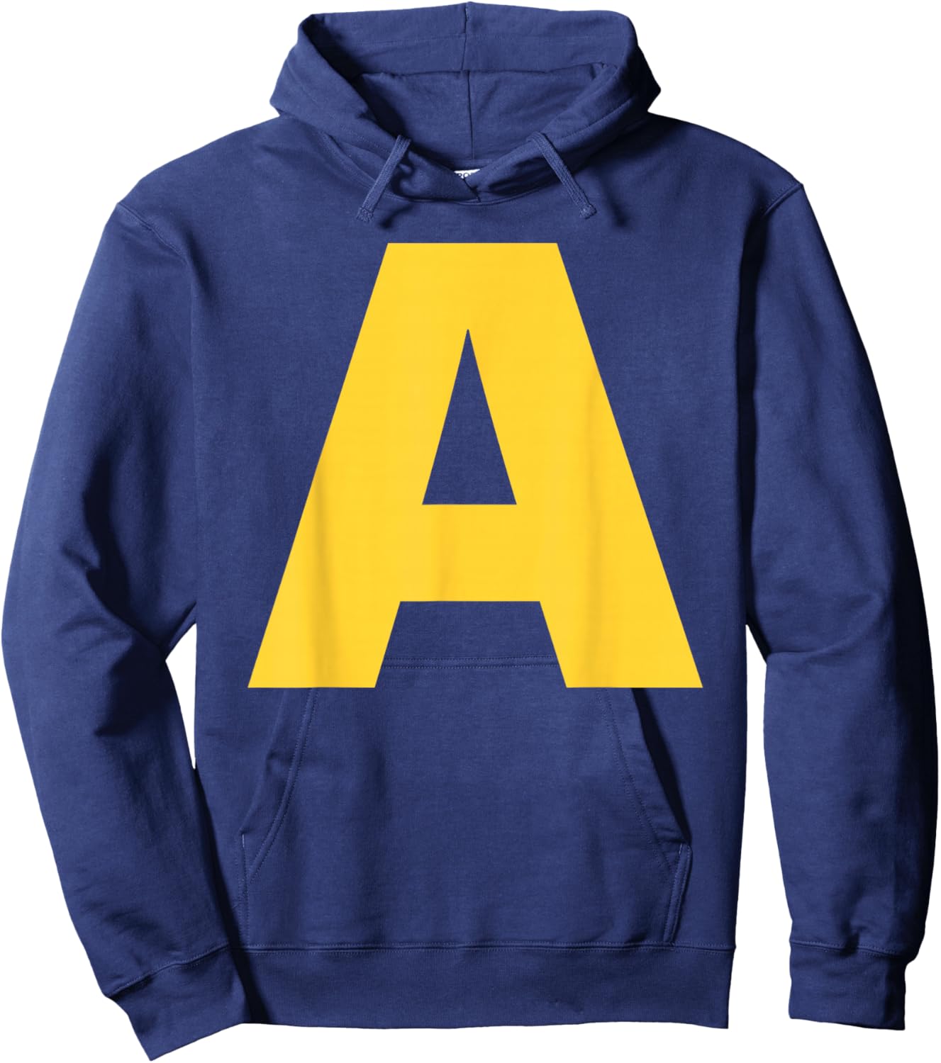 Halloween Letter A Alphabet Matching Costume Men Women Kids Hoodie - Hoodie | Navy