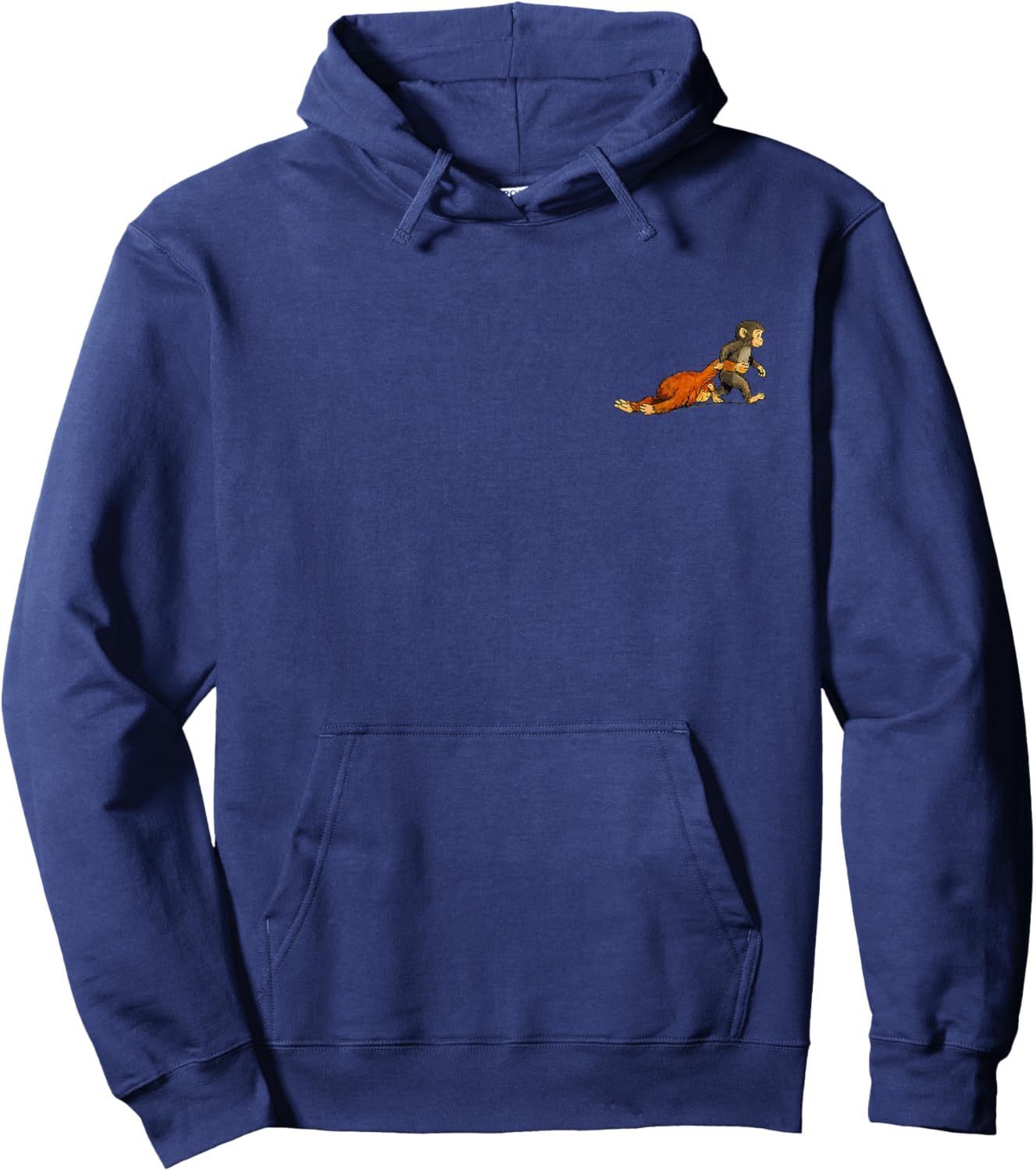 Cute Monkey Punch (2 Side) Hoodie - Hoodie | Navy