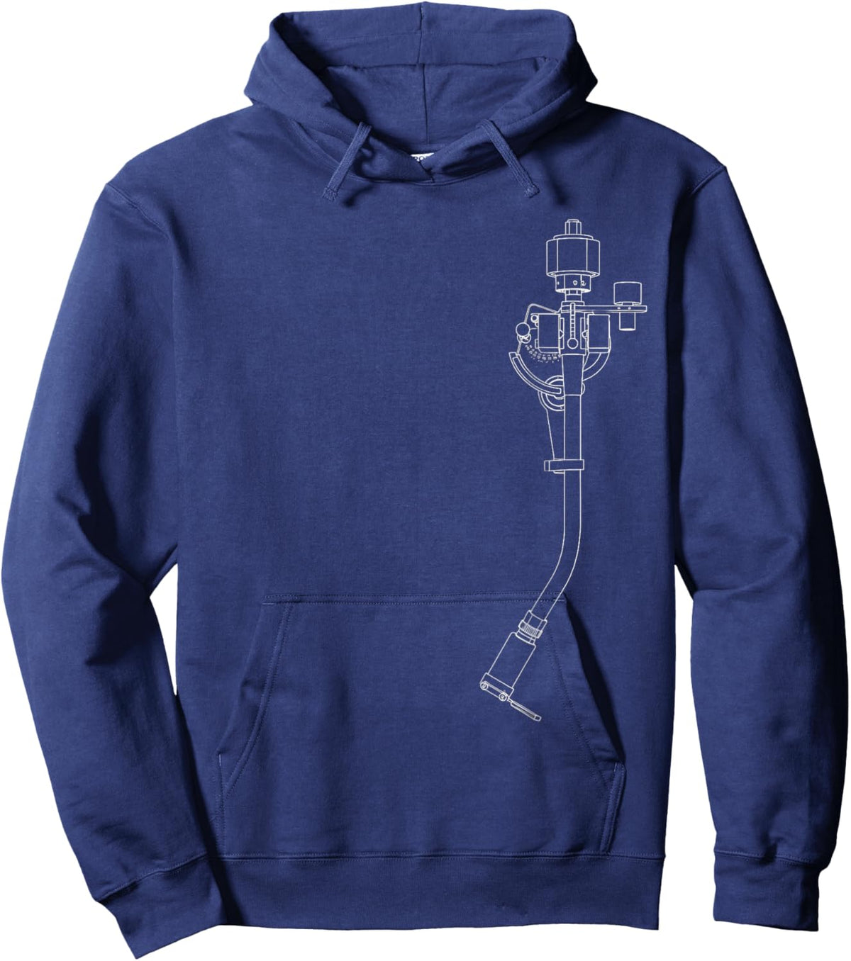 DJ Turntable - Technics 1200 Hoodie - Hoodie | Navy