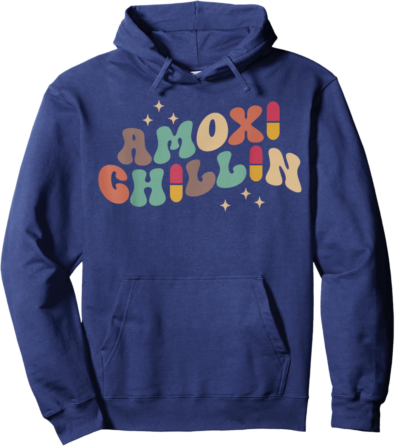 Amoxi Chillin Funny Pharmacy Humor Pharmacists Students Hoodie - Hoodie | Navy