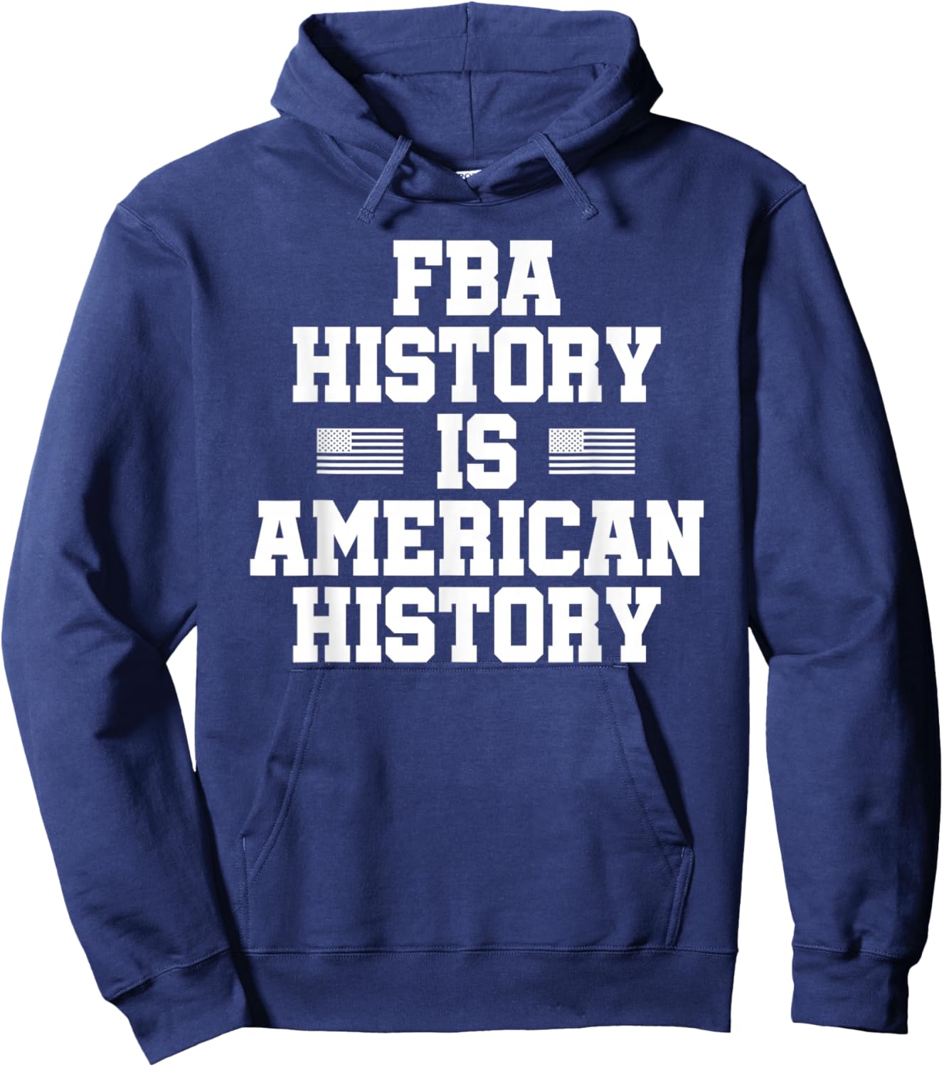Foundational Black American FBA Pride Heritage Tops Hoodie - Hoodie | Navy