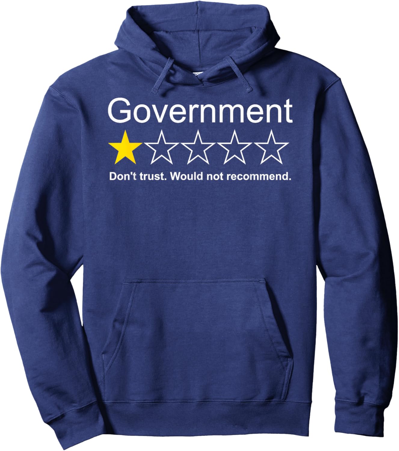 Government 1 Star Hoodie - Hoodie | Navy