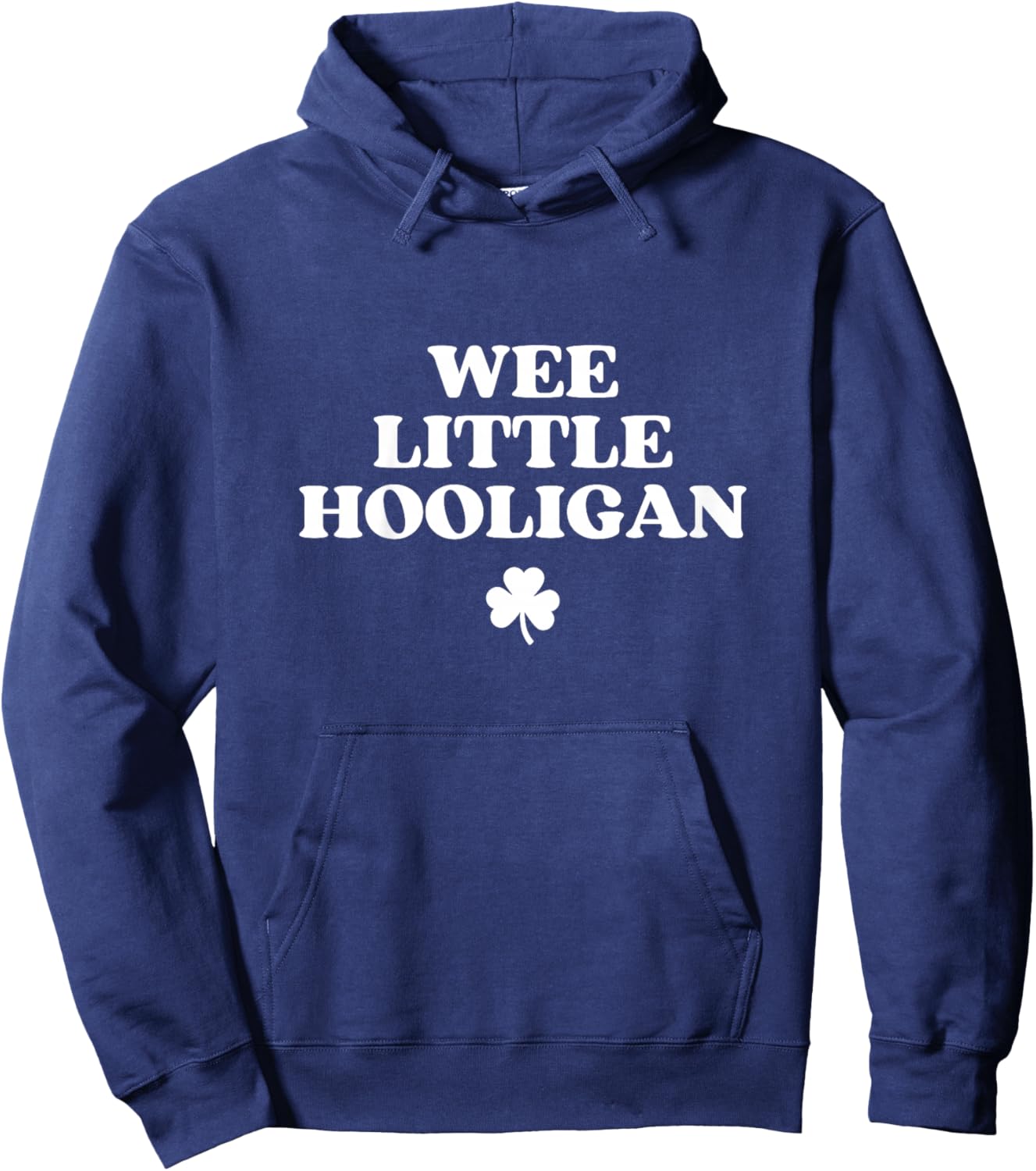 Kids Wee Little Hooligan Toddler Shirt Kids Funny St Patricks Day Hoodie - Hoodie | Navy