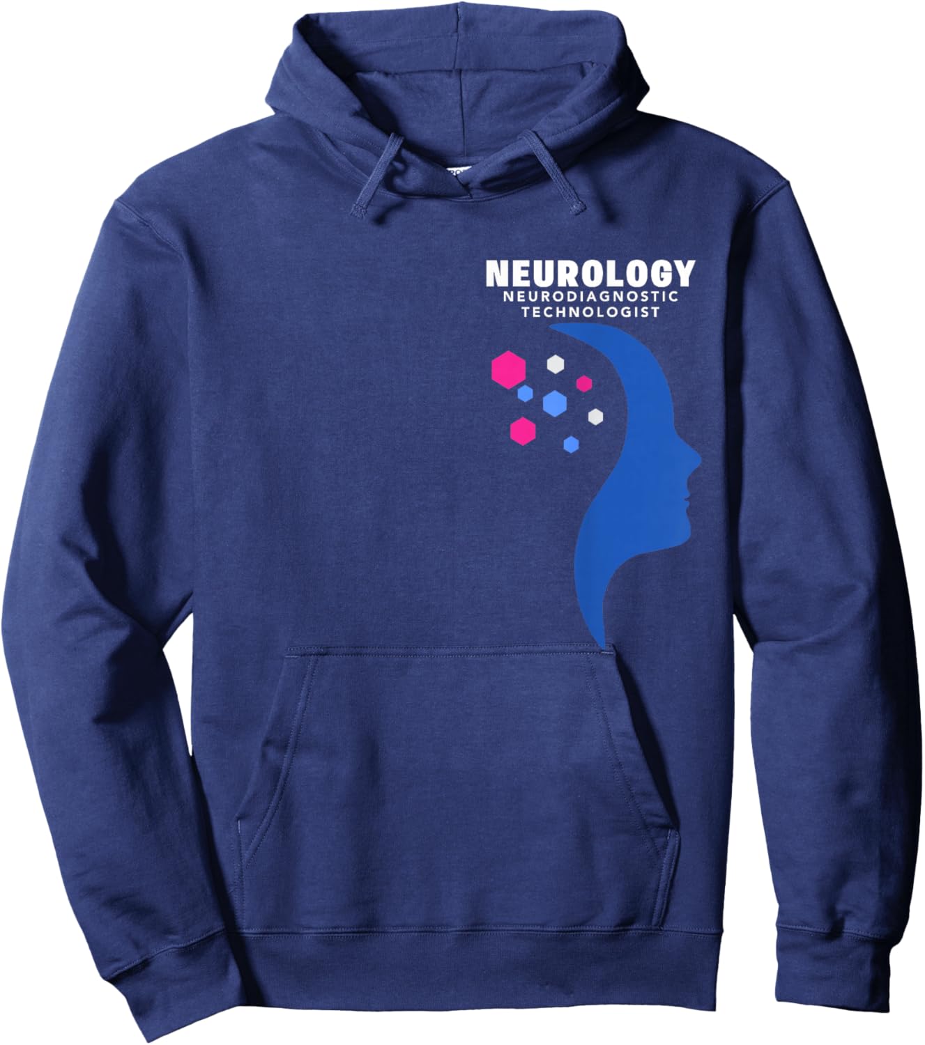 Neurology EEG Neurodiagnostic Technologist Neuroscience Hoodie - Hoodie | Navy