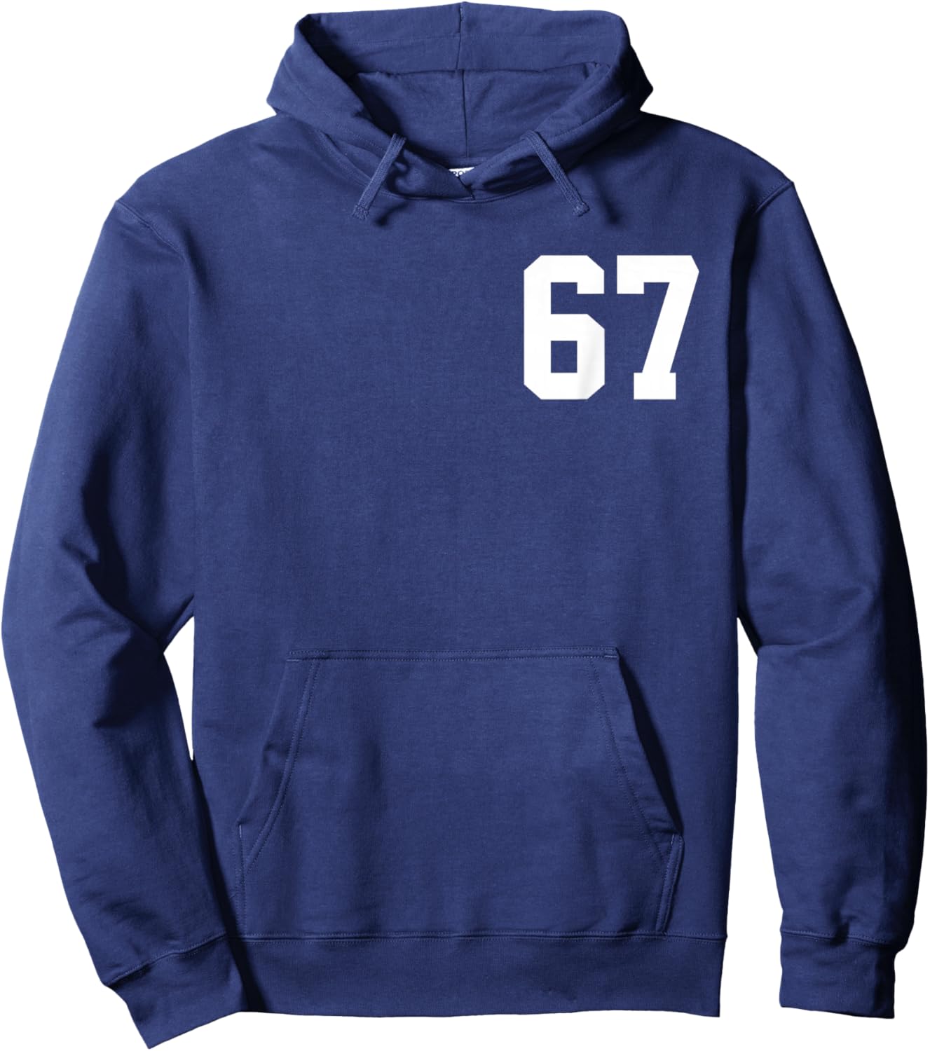 67 Six Seven Slang Meme Social Media [Front and Back Print] Hoodie - Hoodie | Navy