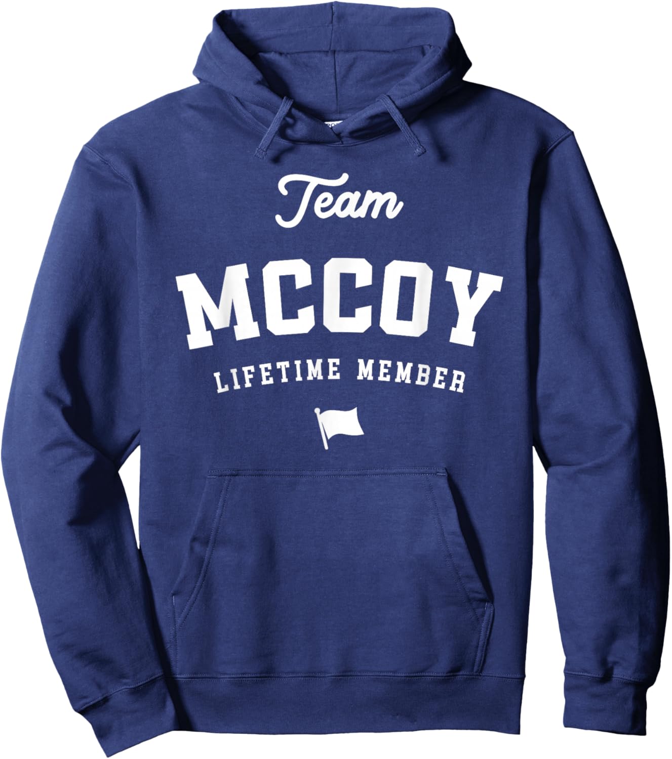 Team Mccoy Lifetime Member Funny Name Mccoy Hoodie - Hoodie | Navy