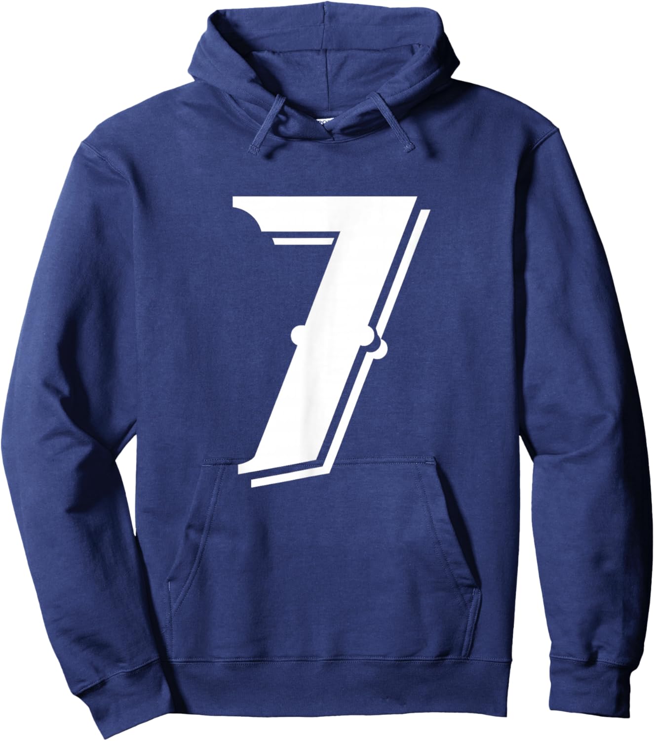 Number 7 Funny Meme Saying 6 7 Six Seven 7th Birthday 7 Year Hoodie - Hoodie | Navy