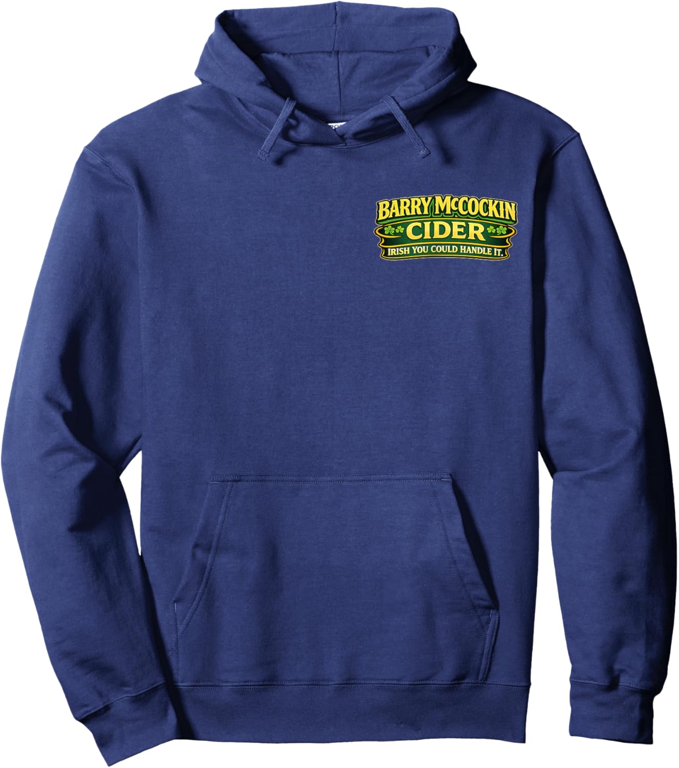 Funny Irish Drinking St. Patrick's Day Pub Crawl Leprechaun Hoodie - Hoodie | Navy