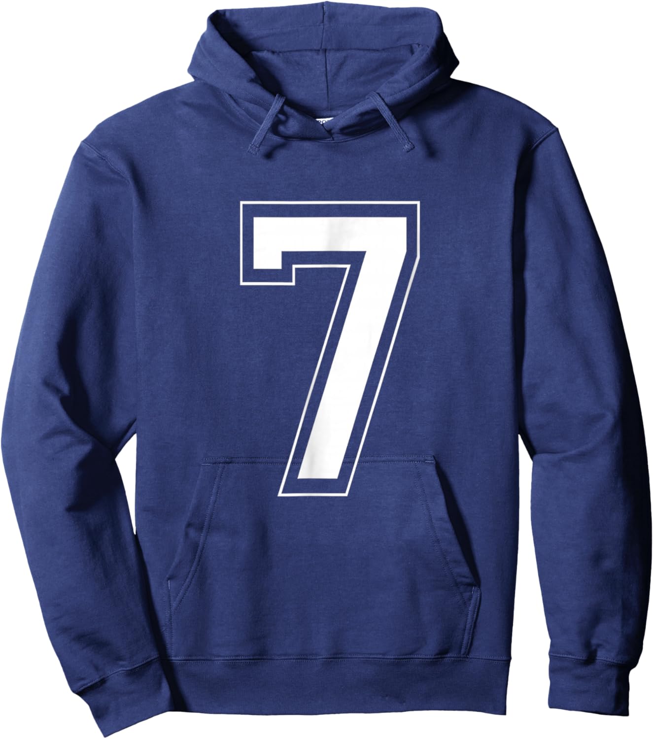 Number 7 Funny Meme Saying 6 7 Six Seven 7th Birthday 7 Year Hoodie - Hoodie | Navy