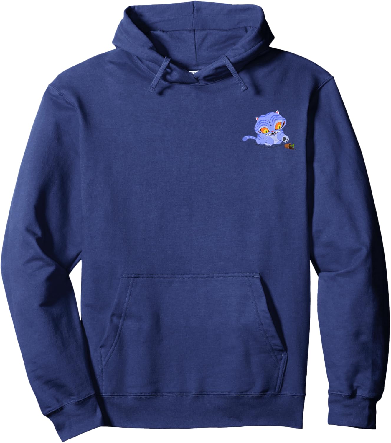 Kpop Demon Hunters Halloween Derpy & Plant Vase Pocket Logo Hoodie - Hoodie | Navy