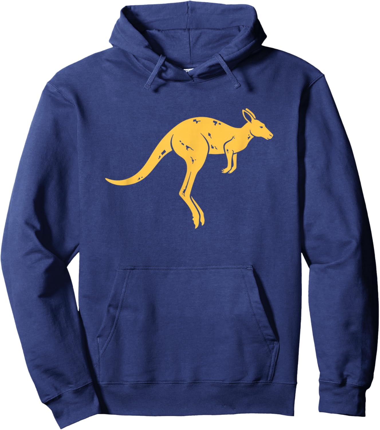 Australian Kangaroo Silhouette Australia Patriotic Animal Hoodie - Hoodie | Navy