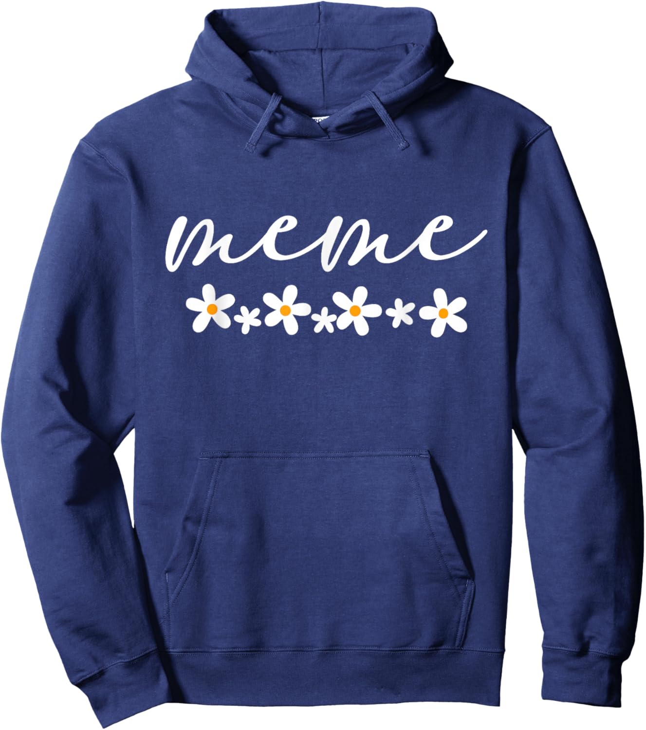 Meme Floral Meme Mothers Day Hoodie - Hoodie | Navy