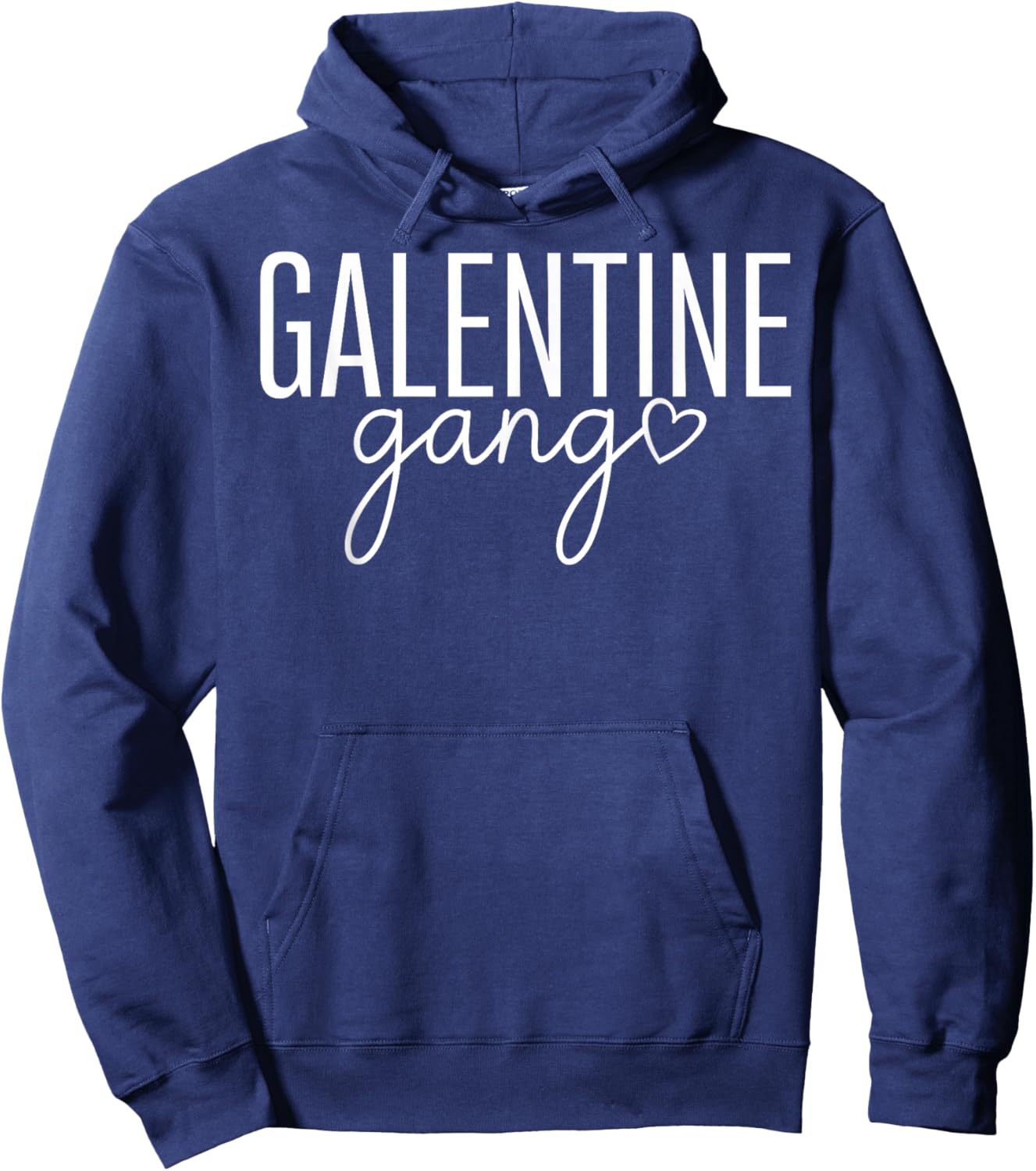 Galentine Gang Valentines Galentines Matching Friends Hoodie - Hoodie | Navy