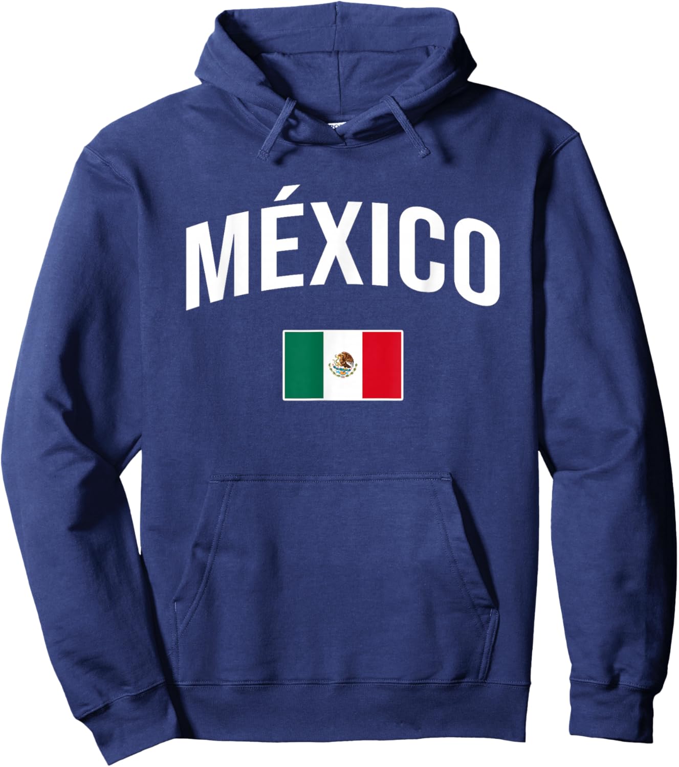 México - Flag of Mexico - Throwback Design - Classic Hoodie - Hoodie | Navy