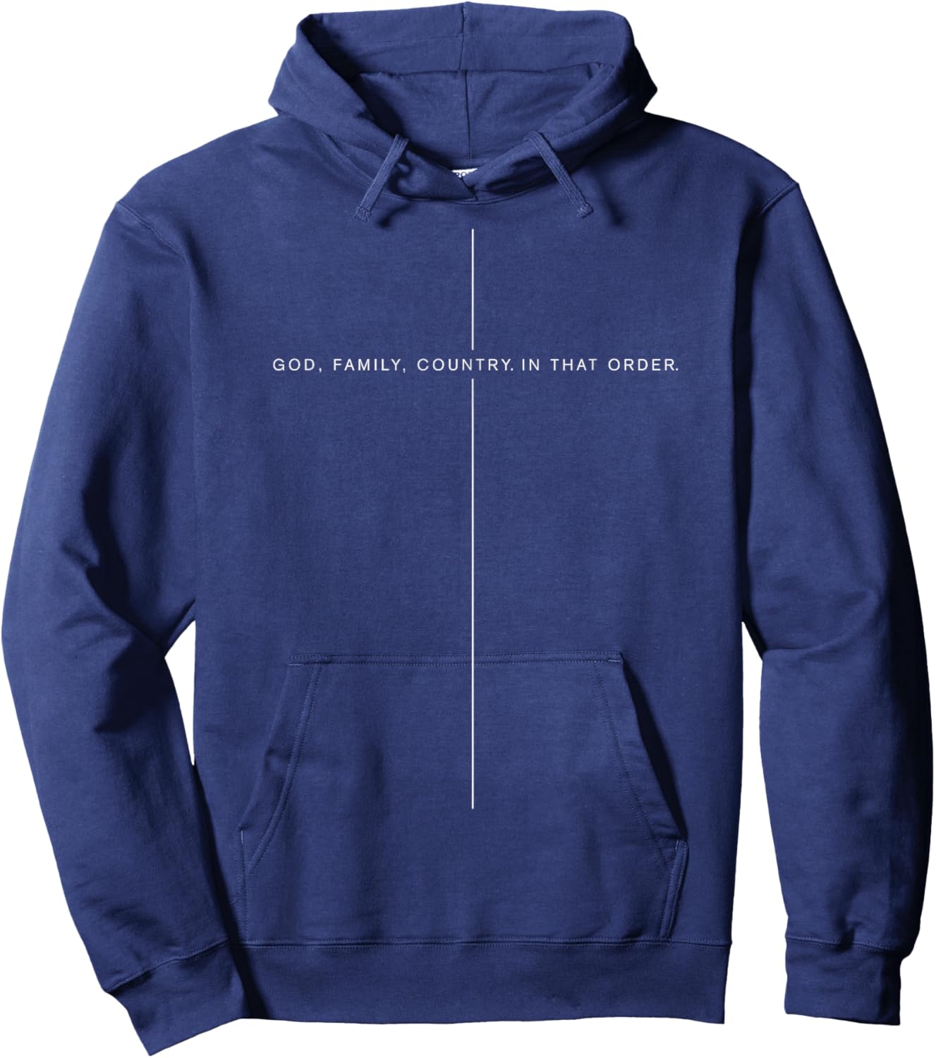God Family Country in That Order for Supporters Men Women Hoodie - Hoodie | Navy