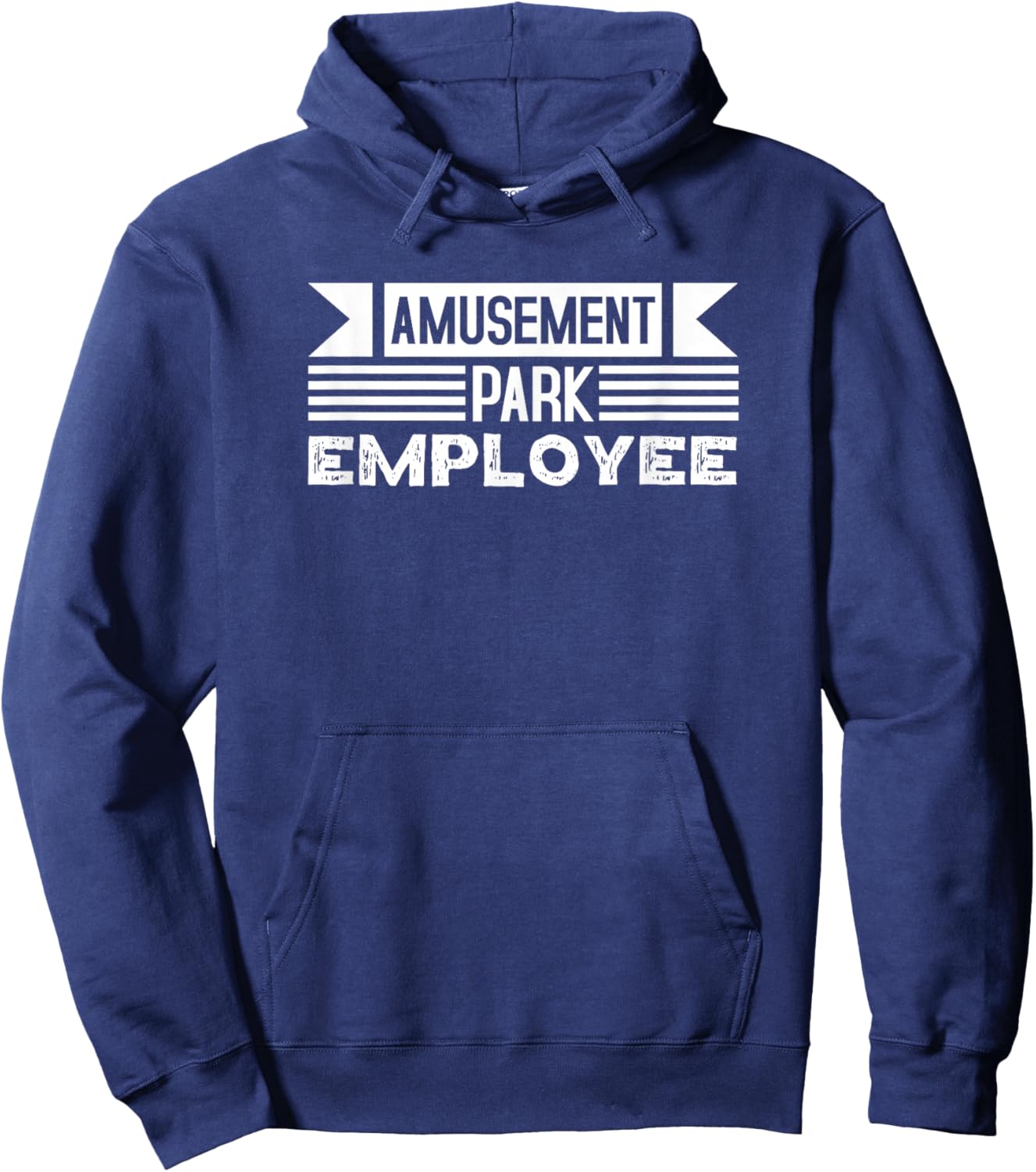 Amusement Park Employee Uniform Theme Job Pride Hoodie - Hoodie | Navy