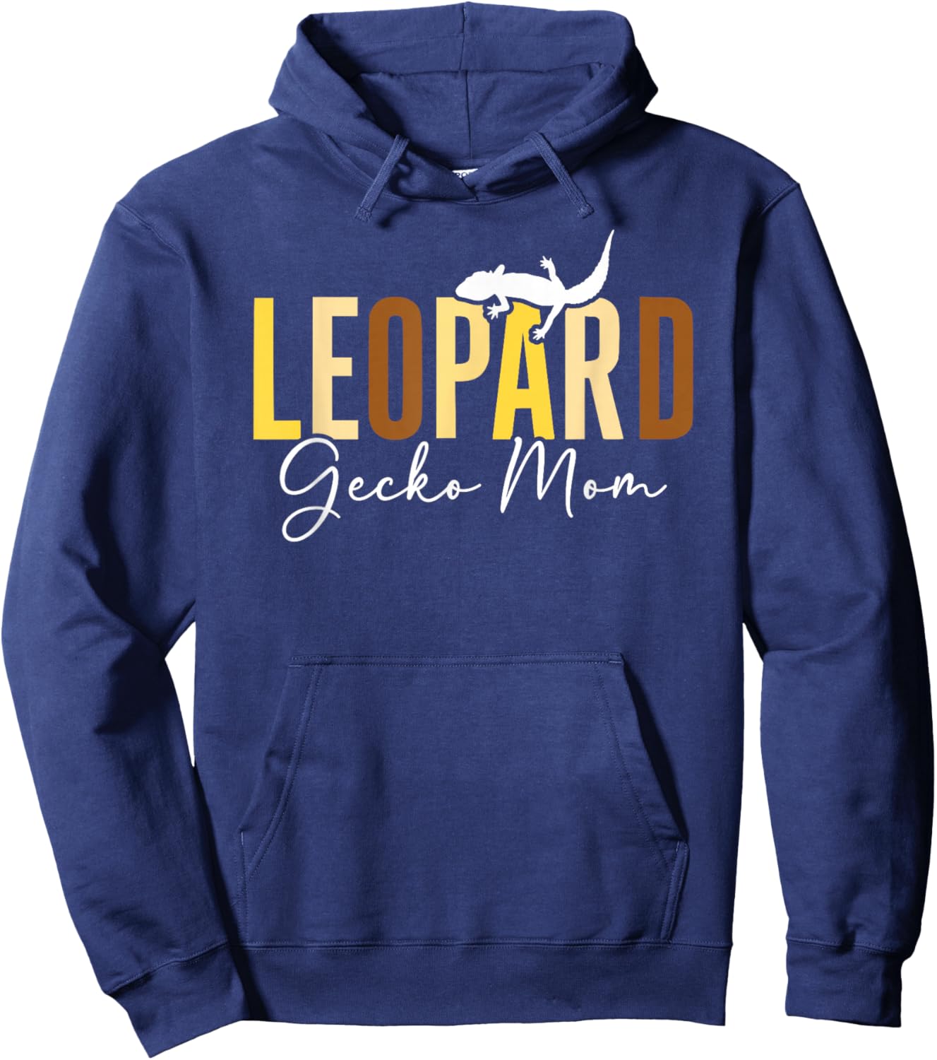 Leopard Gecko Mom Leopard Gecko Lover Leopard Gecko Owner Hoodie - Hoodie | Navy