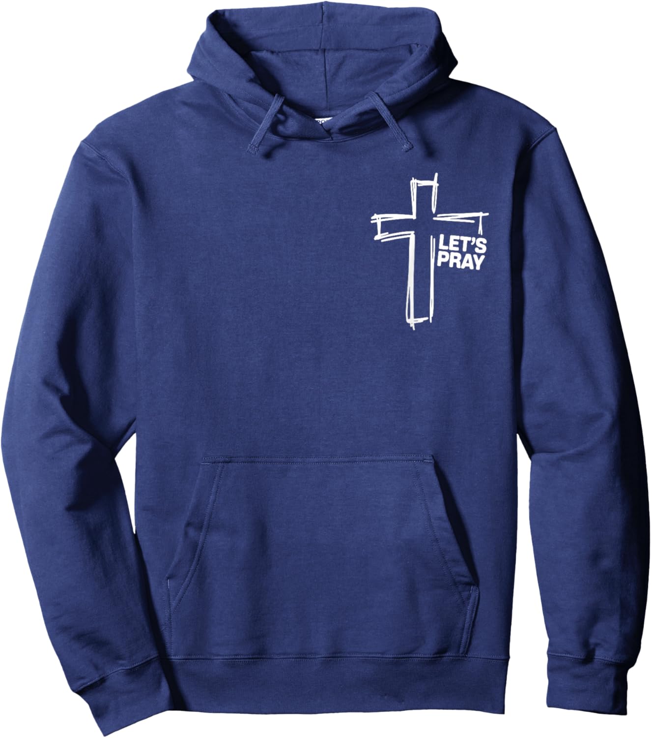 Need Prayer Tap My Shoulder, Let's take it to god Together Hoodie - Hoodie | Navy