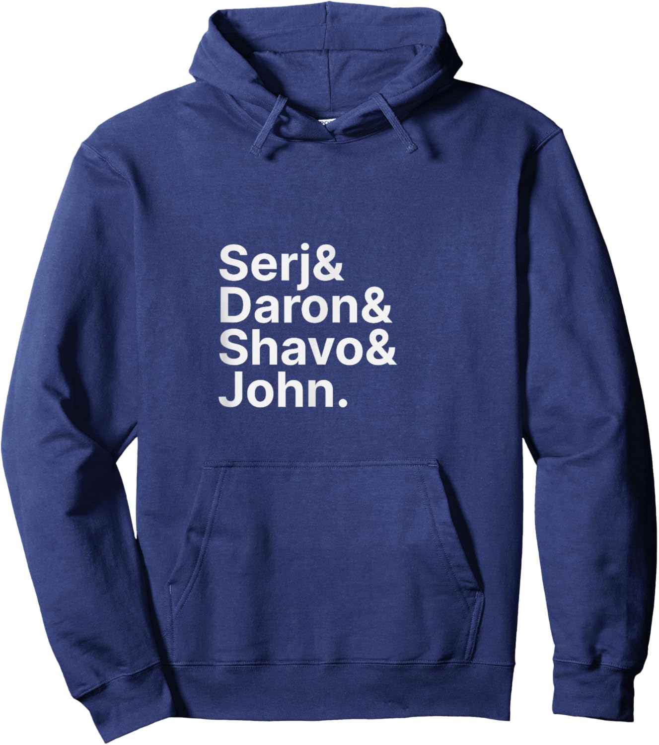 Serj & Daron & Shavo & John Ampersand Hoodie - Hoodie | Navy