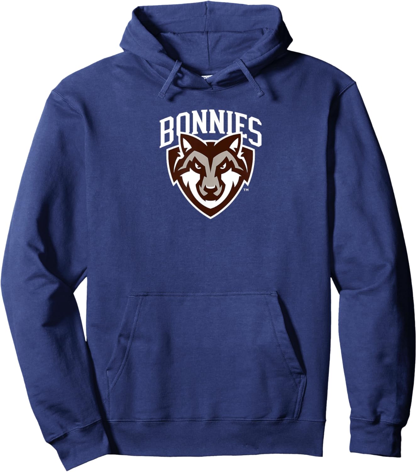 St. Bonaventure University Bonnies Primary Logo Hoodie - Hoodie | Navy
