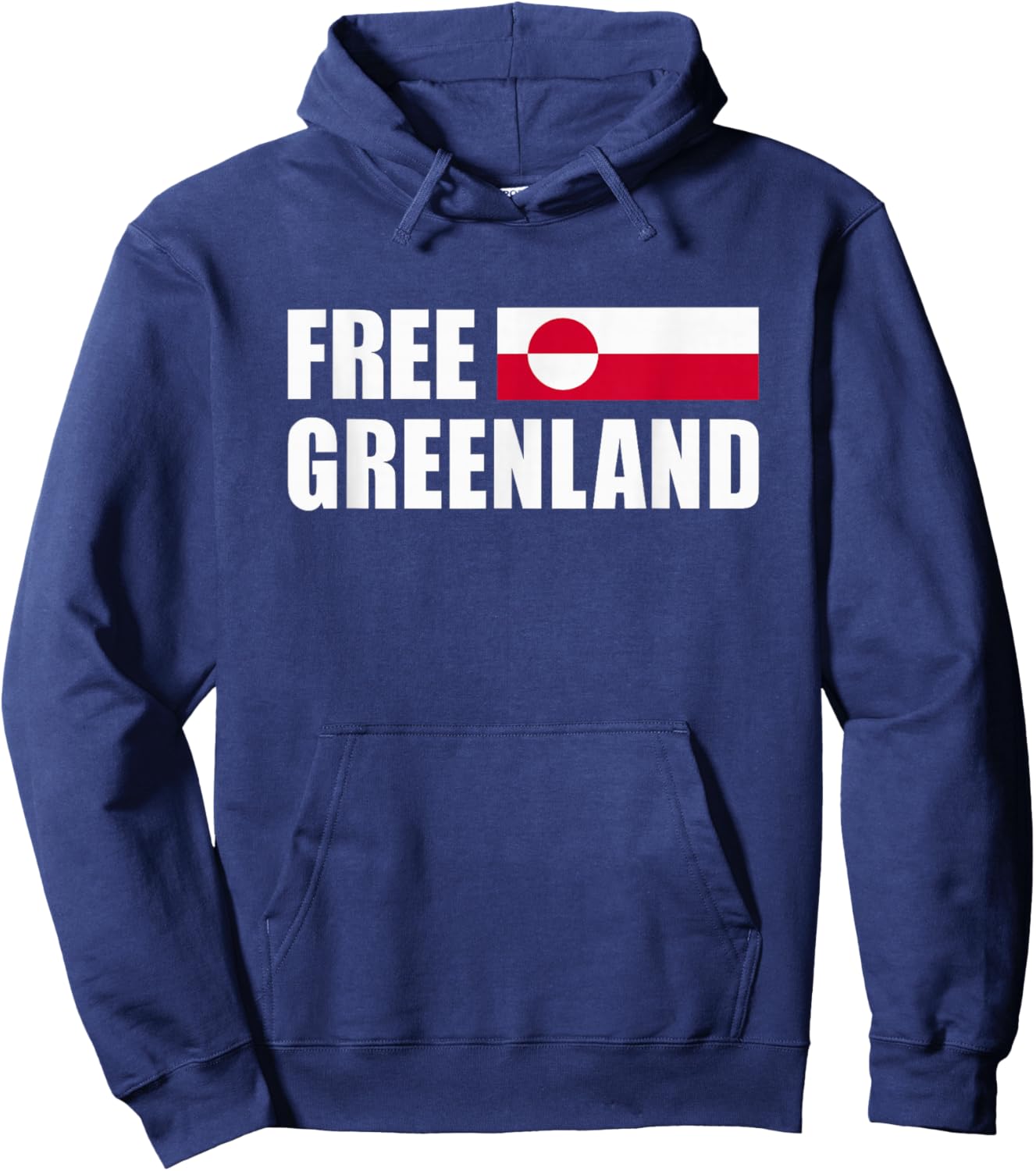 Free Greenland Country Men Women Kalaallit Flag Greenlanders Hoodie - Hoodie | Navy