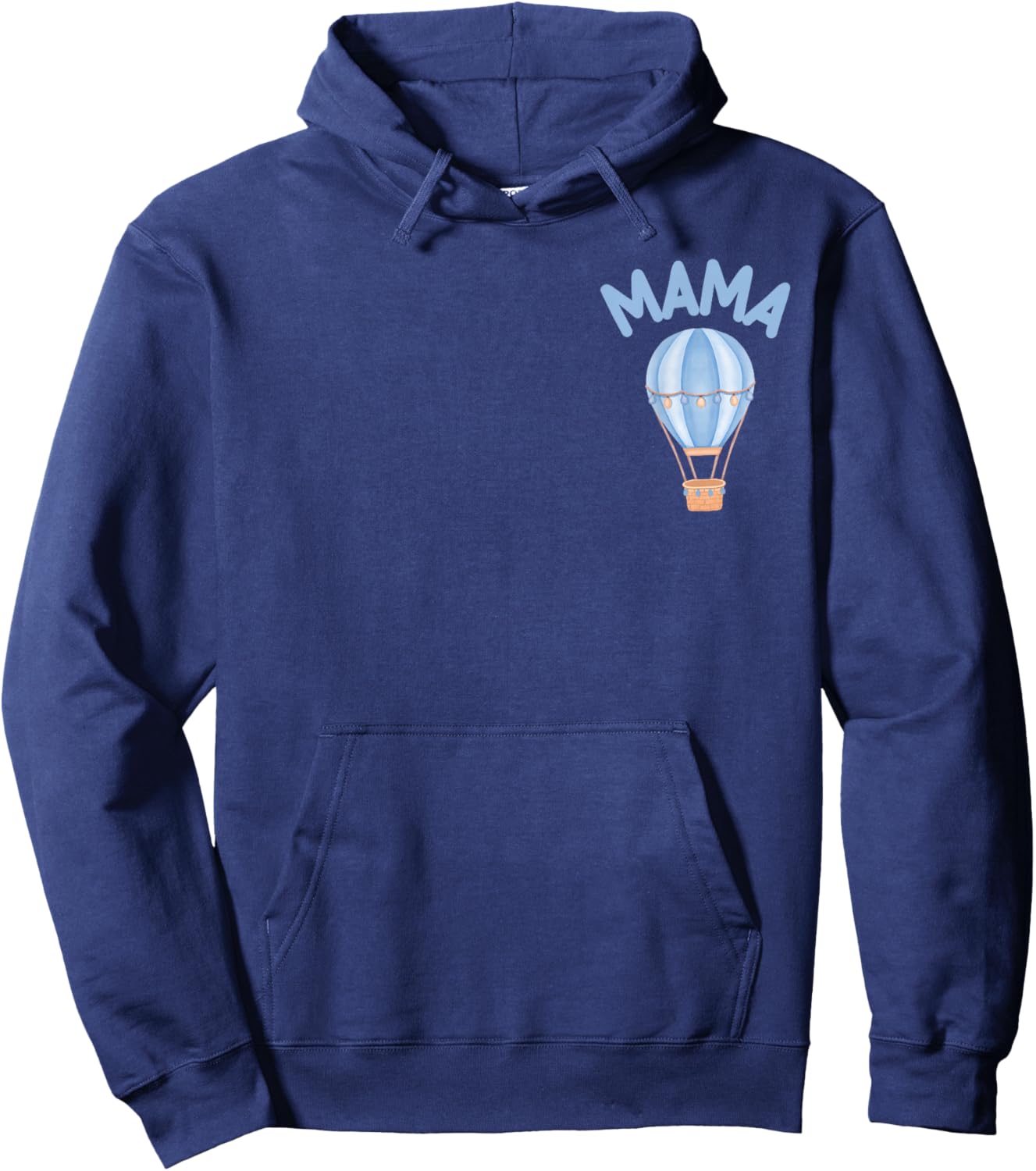 Mama Hot Air Balloon 1st Birthday Mr Onederful Family Party Hoodie - Hoodie | Navy