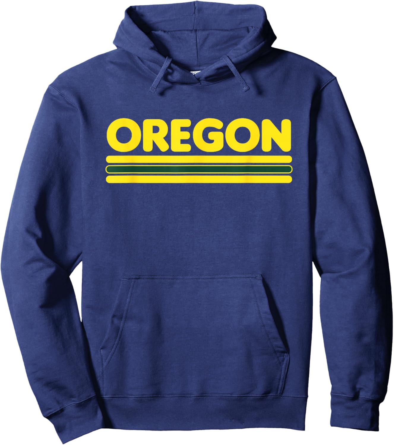 Oregon - Throwback Design - Classic Hoodie - Hoodie | Navy