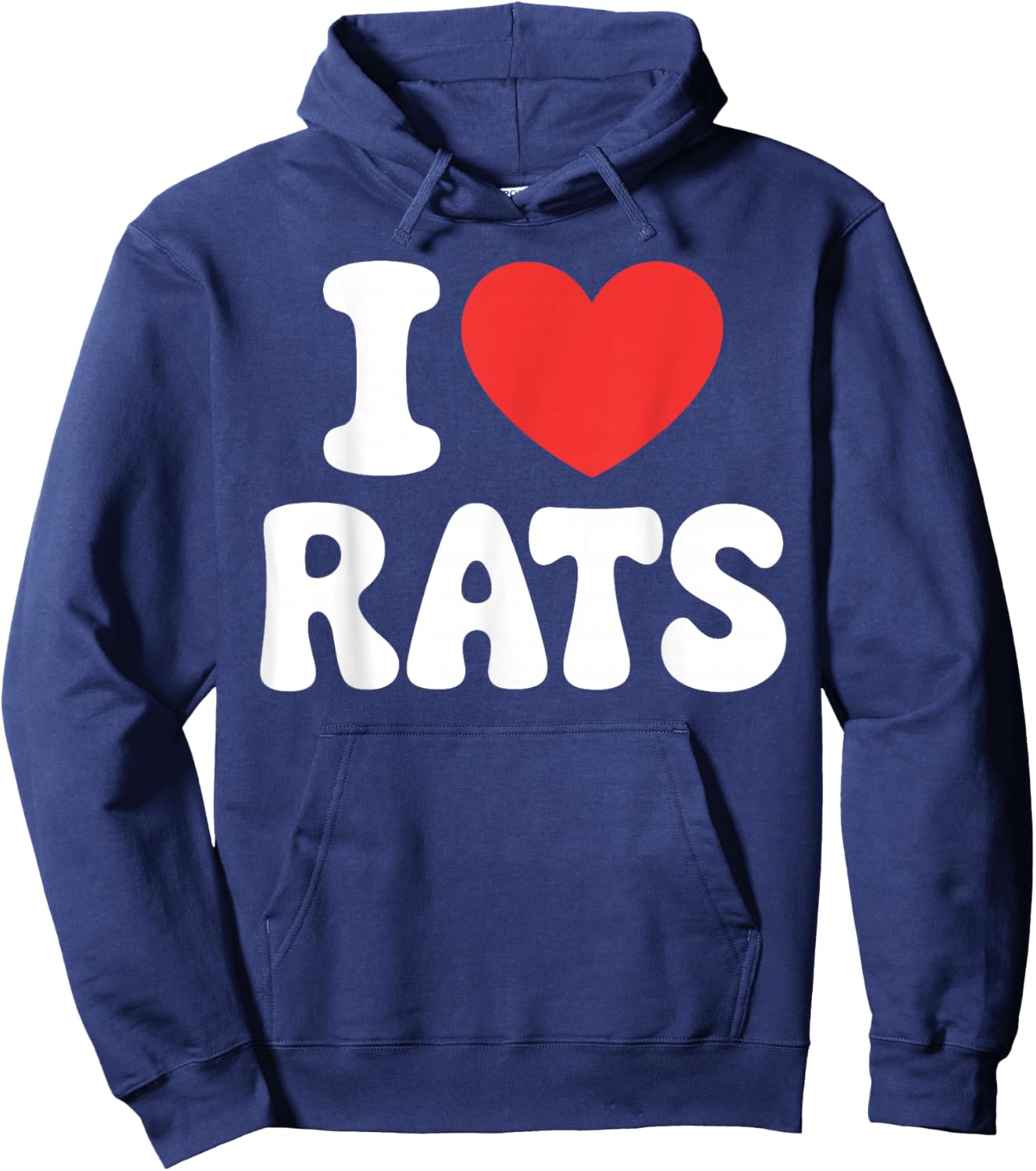 Funny Rat Design Women Kids Rat Owner Rat Lover Hoodie - Hoodie | Navy
