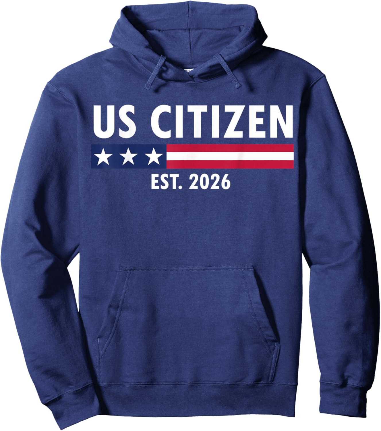 US Citizenship 2026 Decoration USA New American Citizen Hoodie - Hoodie | Navy