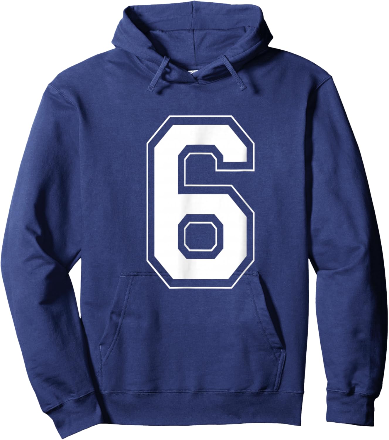 Number 6 Funny Meme Saying 6 7 Six Seven 6th Birthday 6 Year Hoodie - Hoodie | Navy