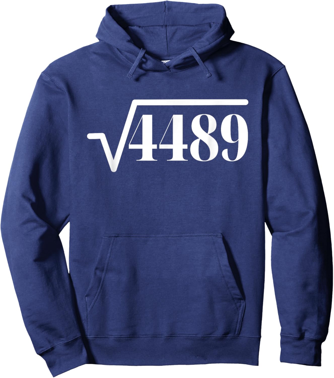 Funny Square Root 4489 67 Meme Saying 6 7 Math Hoodie - Hoodie | Navy