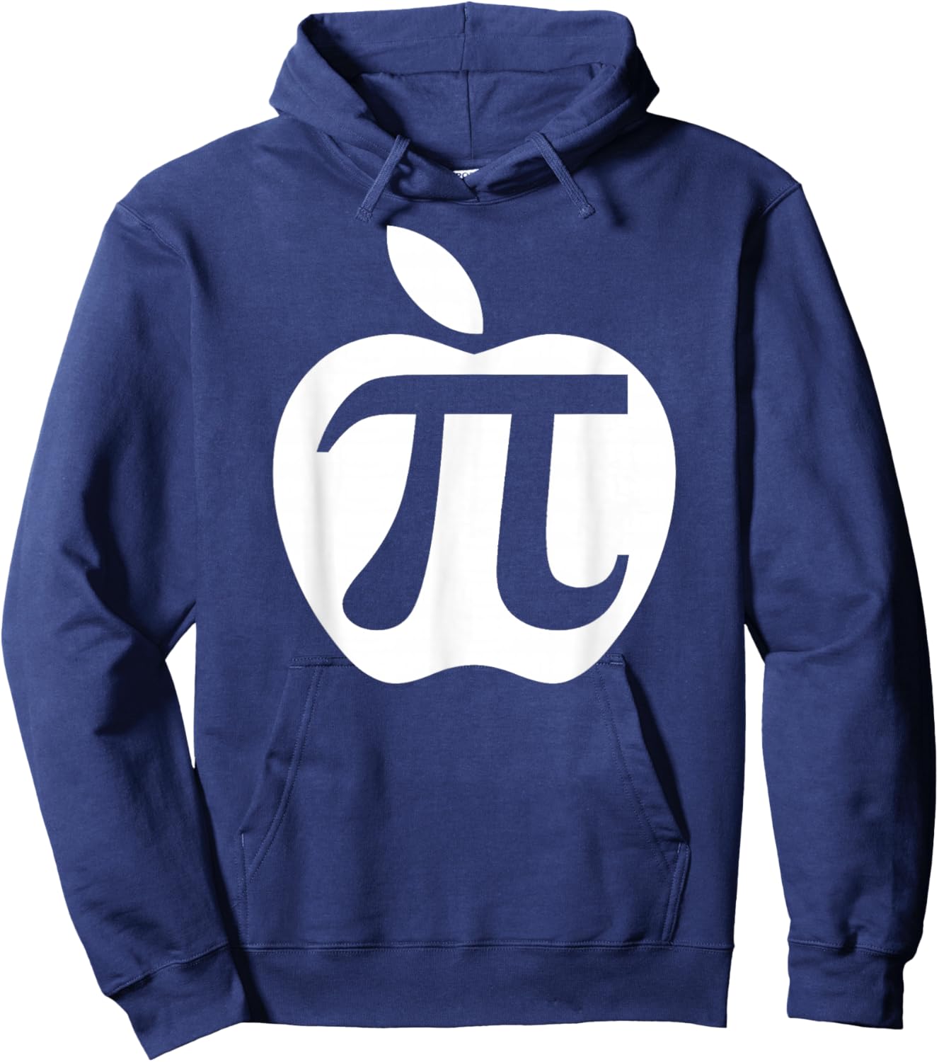 Apple Pi Funny Pi Day Apple Pi Hoodie - Hoodie | Navy