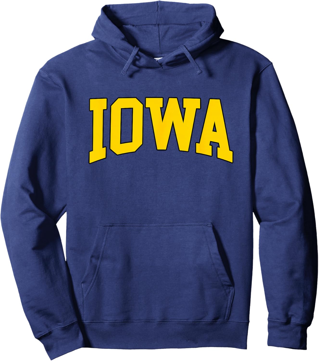 Iowa - Throwback Design - Classic Hoodie - Hoodie | Navy