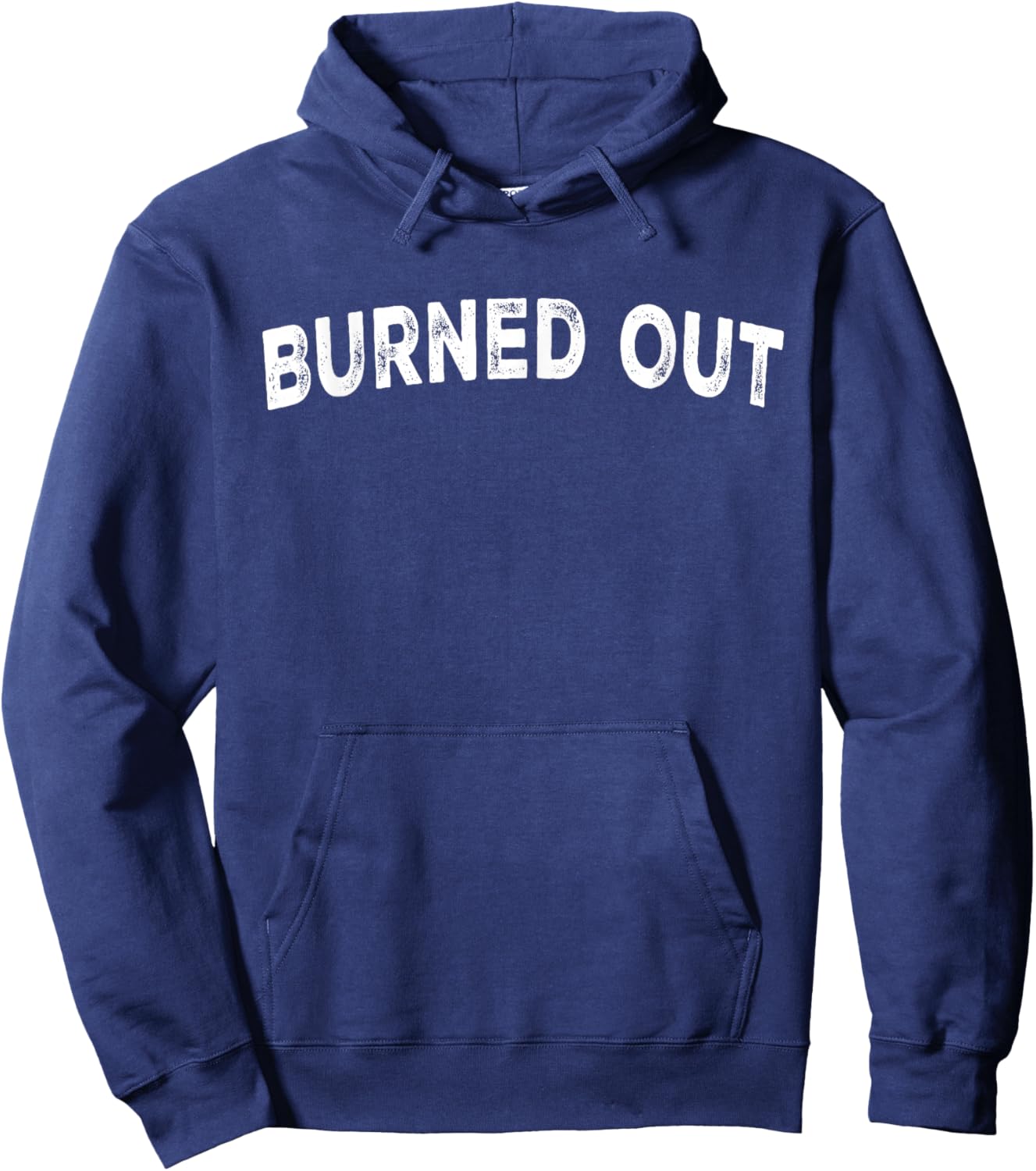 Burned Out Hoodie - Hoodie | Navy