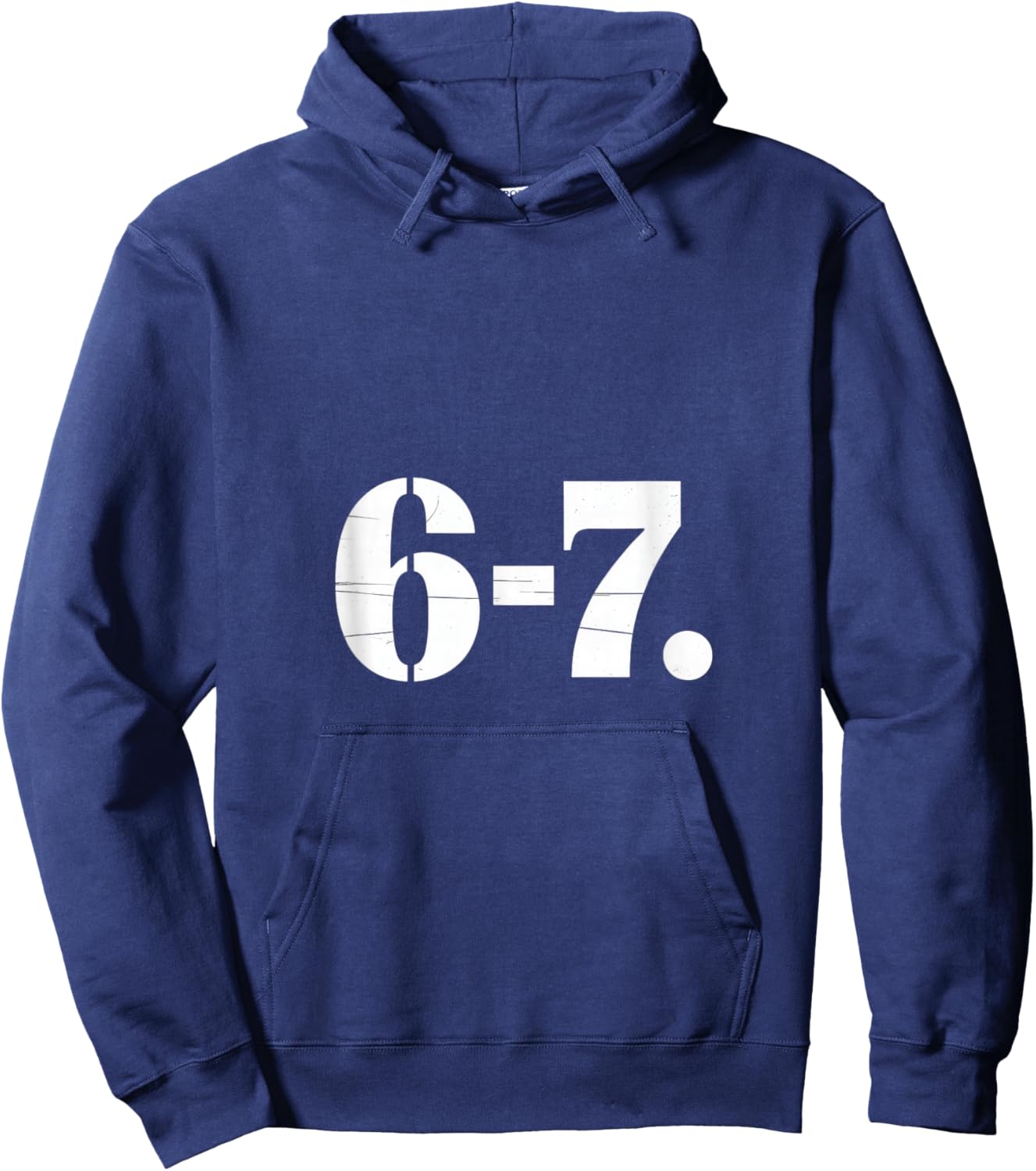 6 7 Season Record Underdog Sports Fan Humor Hoodie - Hoodie | Navy