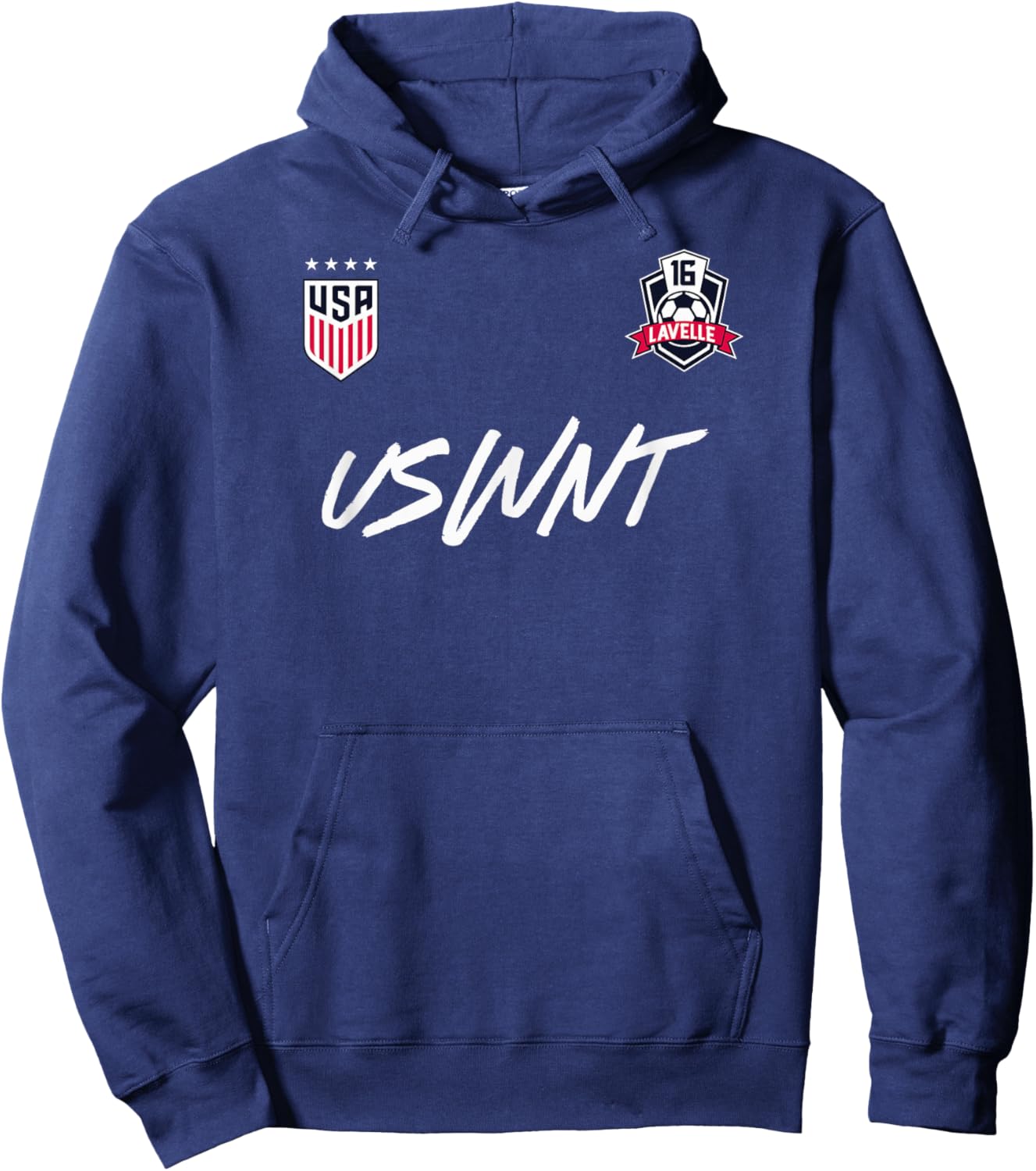 Rose Lavelle 16 Navy USWNT Officially Licensed Hoodie - Hoodie | Navy