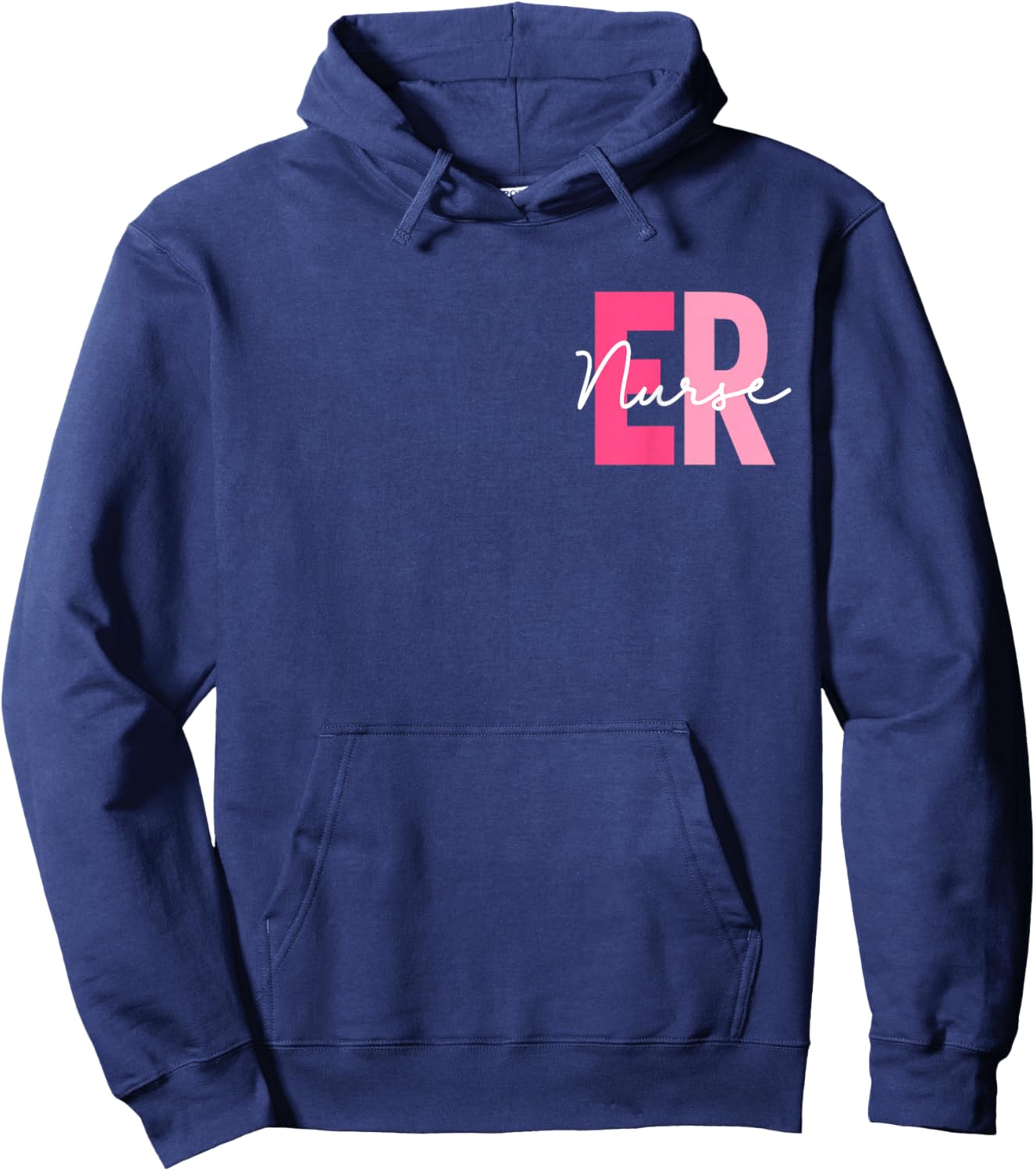 Er Nurse Emergency Room Nurses Emergency Department 2 Sided Hoodie - Hoodie | Navy