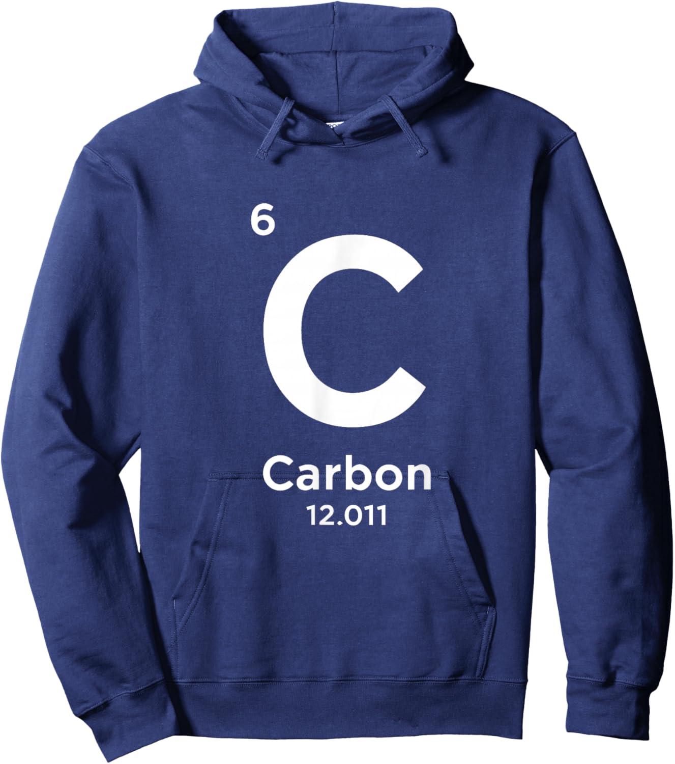 Periodic Table of Elements Carbon Element Hoodie - Hoodie | Navy