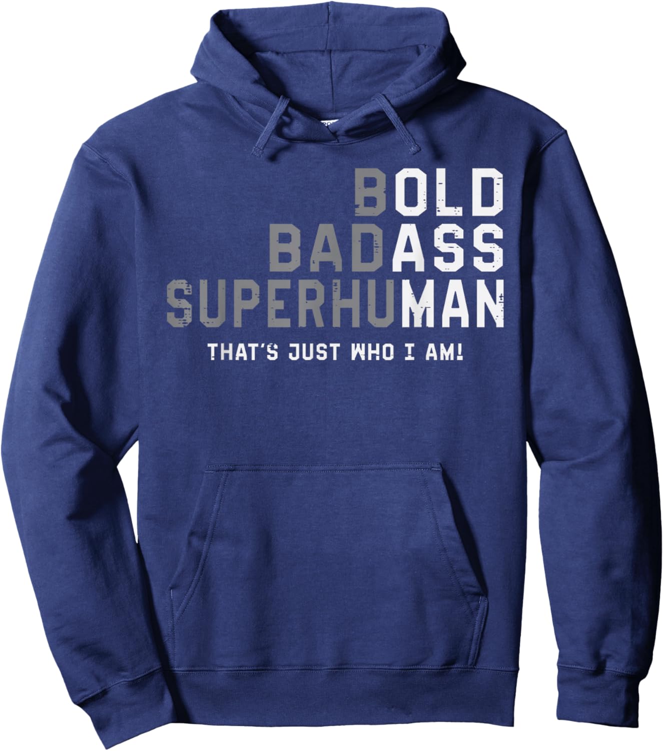 Funny Old Man Saying Gag Gift Fathers Day Birthday Dad Men Hoodie - Hoodie | Navy