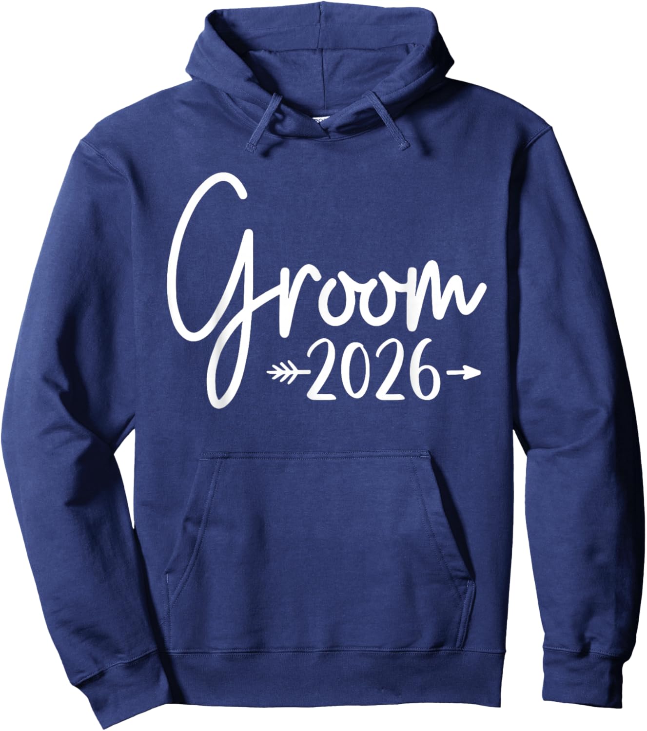 Groom 2026 Bachelor Party Wedding Hoodie - Hoodie | Navy