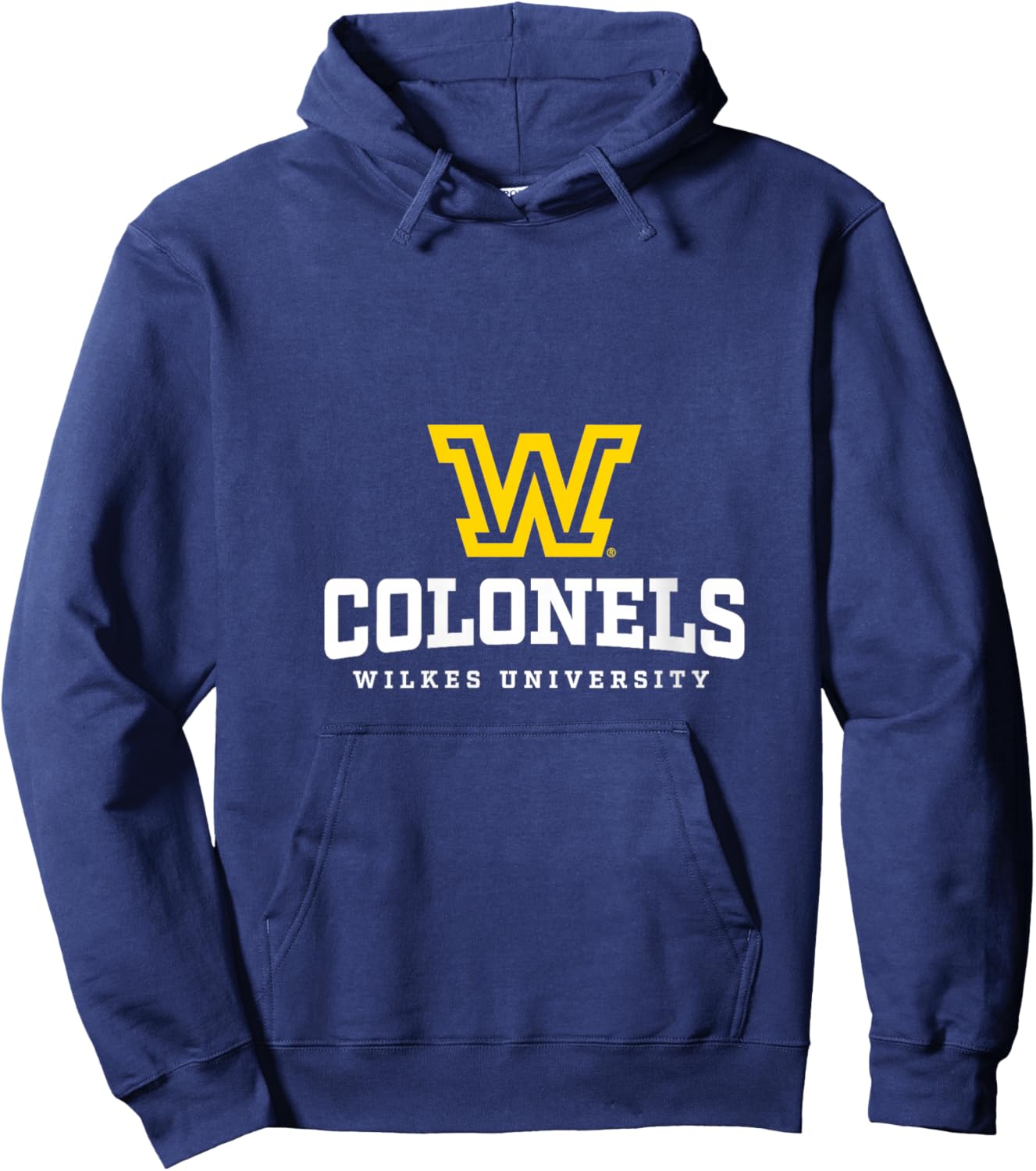 Women's Wilkes University Colonels V-Neck Hoodie - Hoodie | Navy