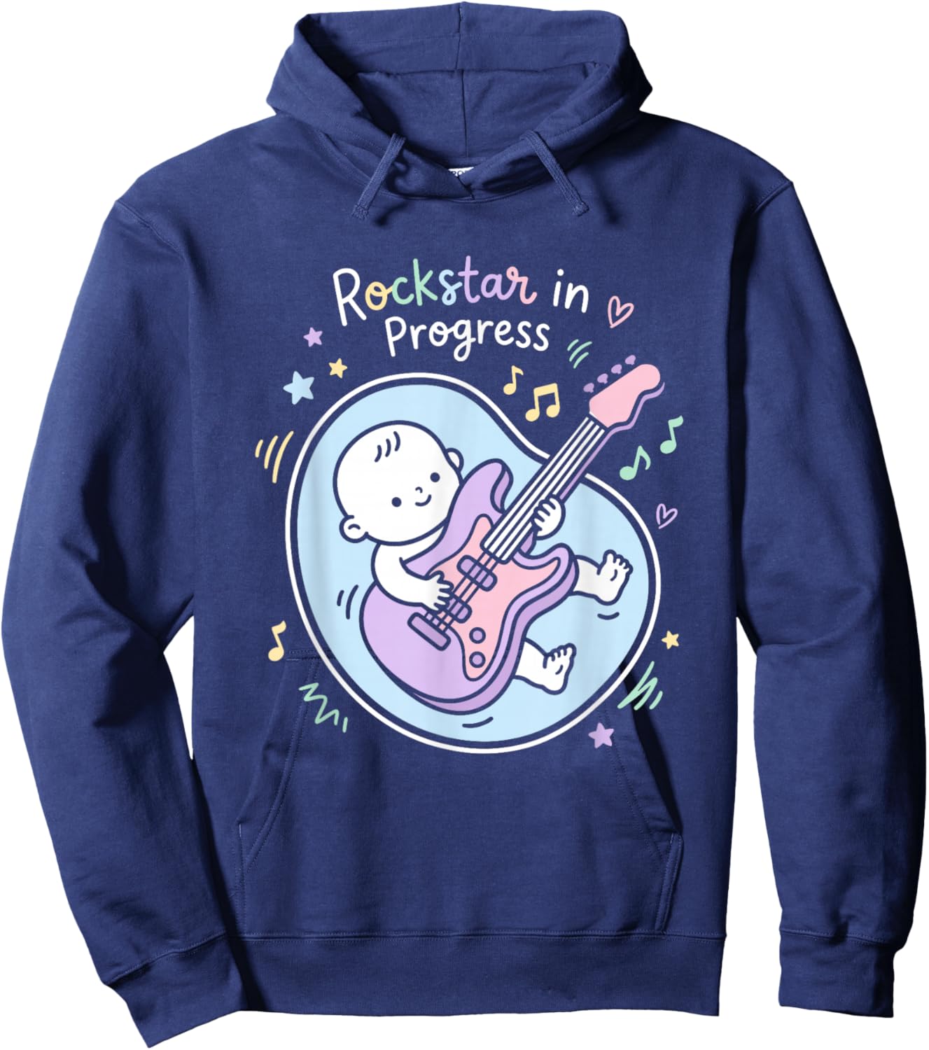 Announcement Music Lover Hoodie - Hoodie | Navy