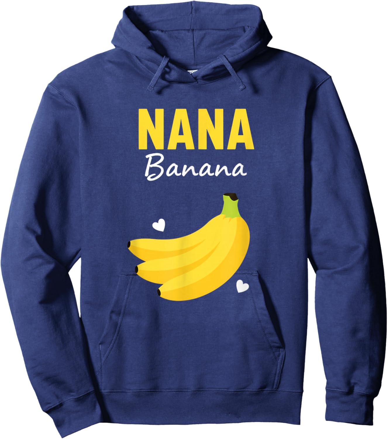Grandparent Nana Banana Funny Nana Nana Banana Art Hoodie - Hoodie | Navy