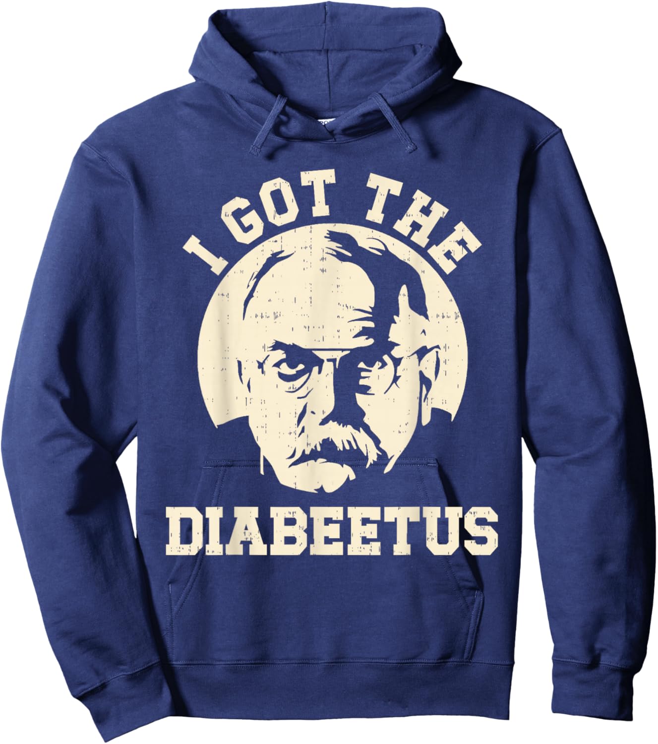 Retro I Got The Diabeetus Funny Diabetes Type 1 2 Awareness Hoodie - Hoodie | Navy